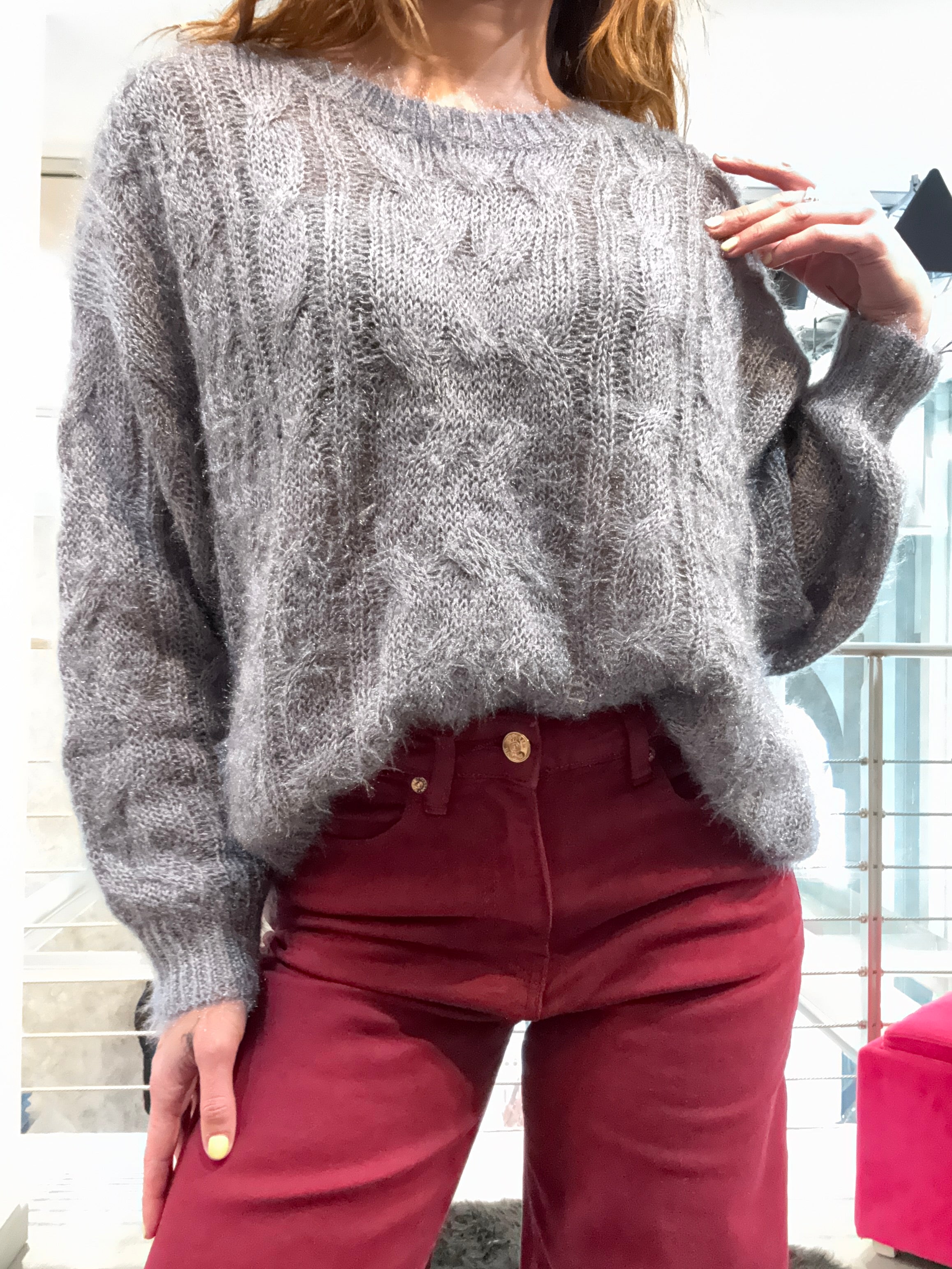 Pull Giro Lurex Mark Up