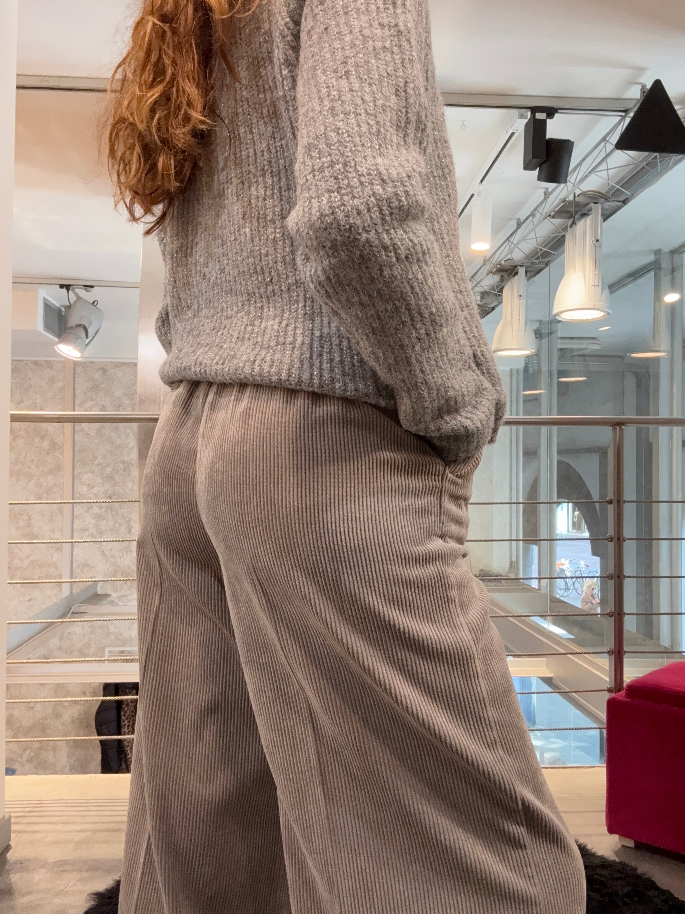 Pantaloni Velluto Mark Up
