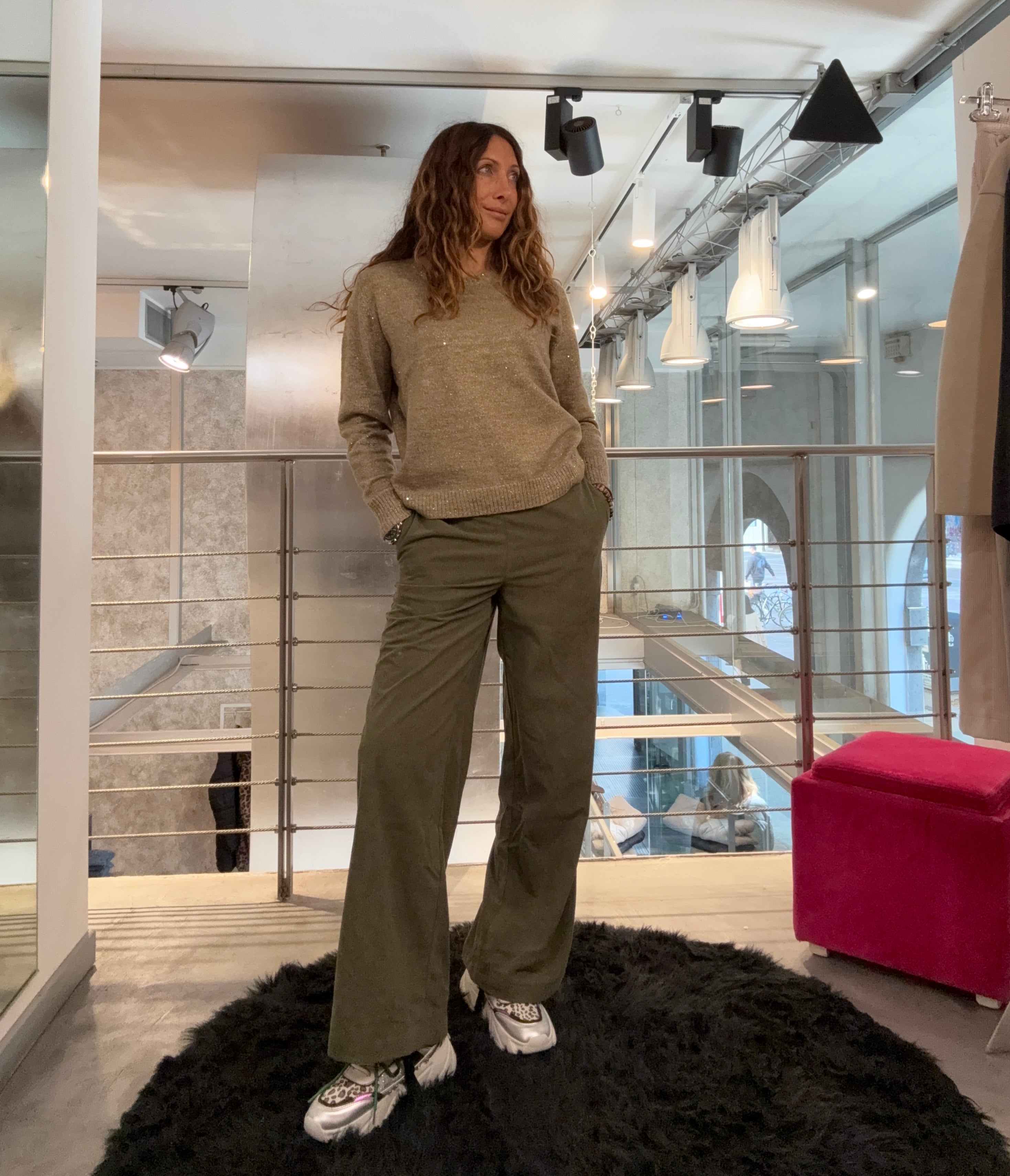 Pantalone Velluto Vero Moda