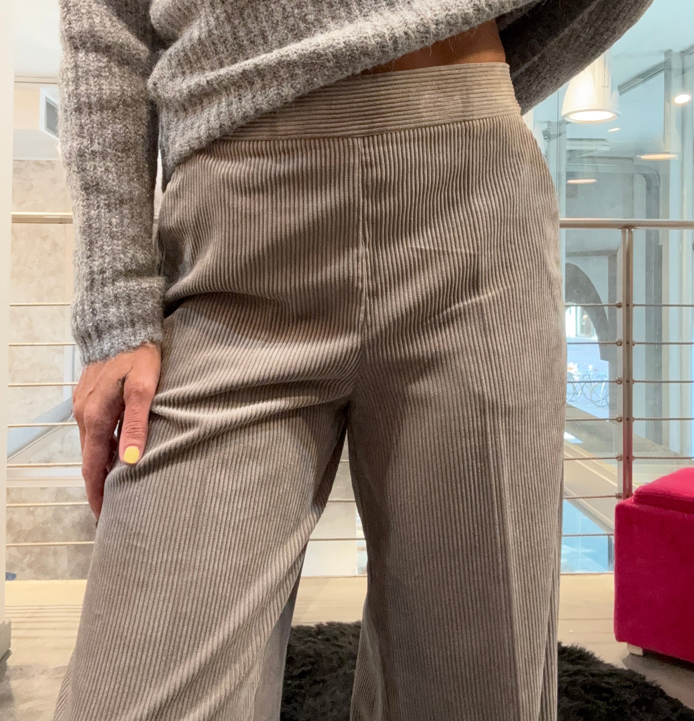 Pantaloni Velluto Mark Up