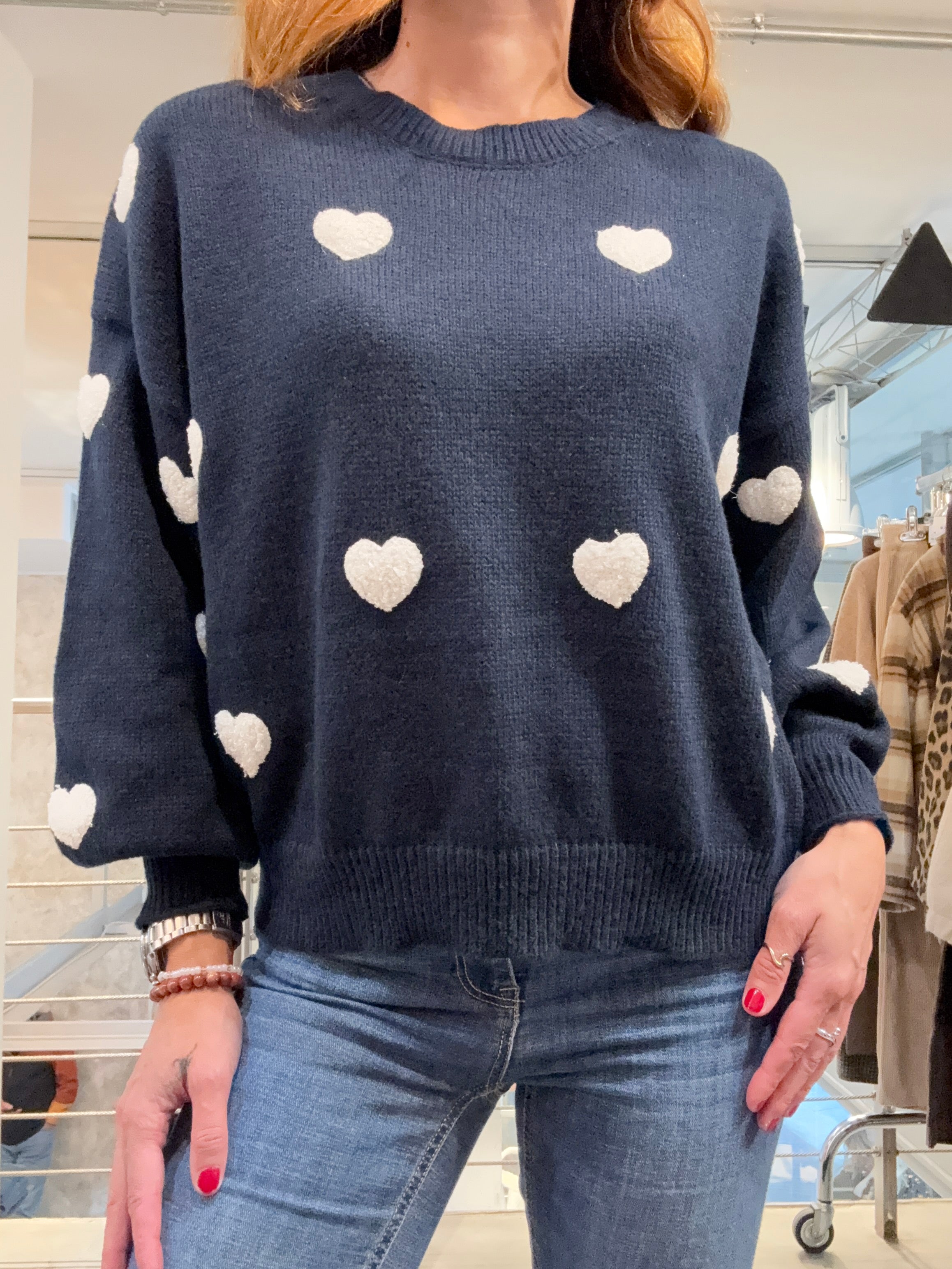 Pull Cuori Molly Bracken