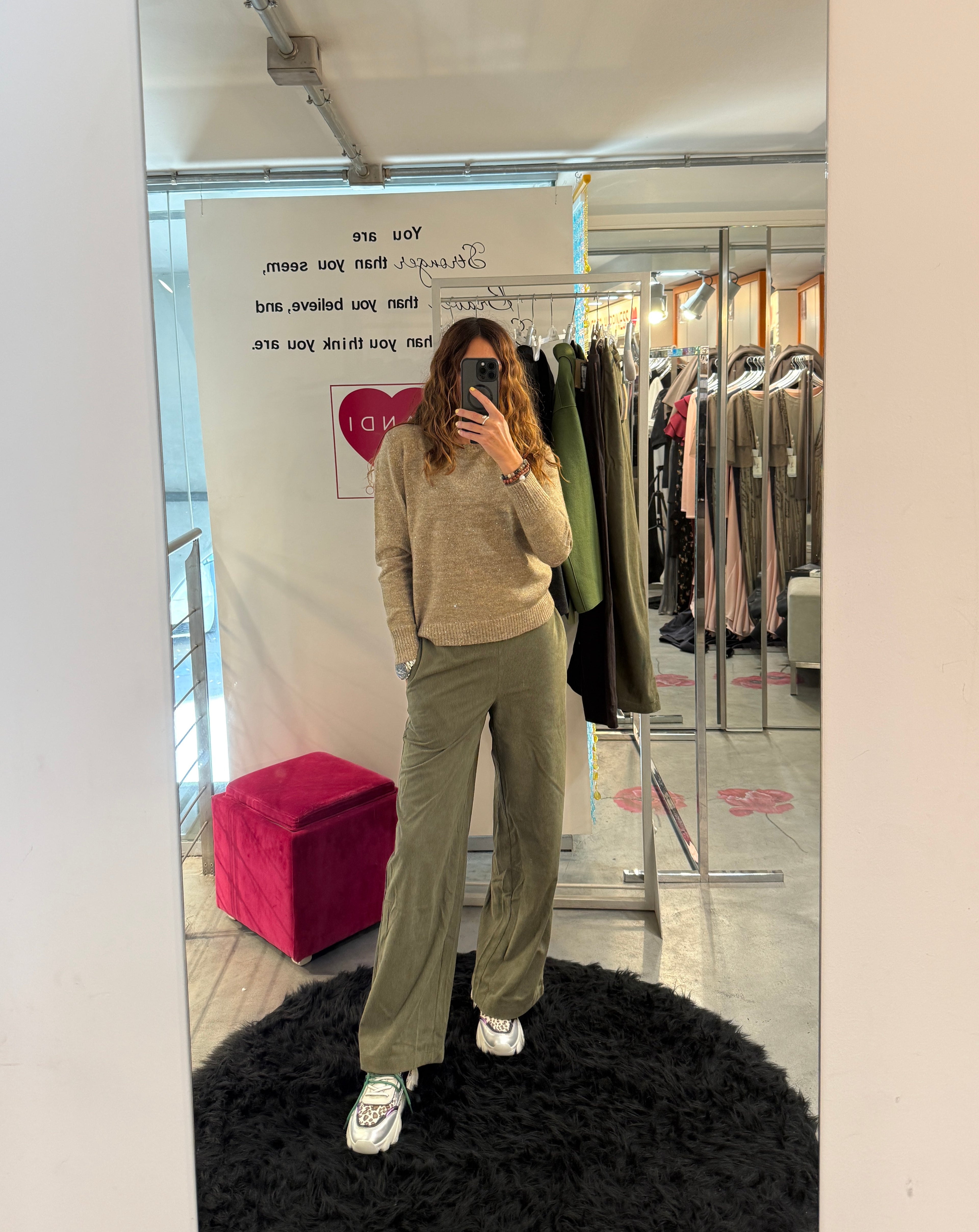 Pantalone Velluto Vero Moda
