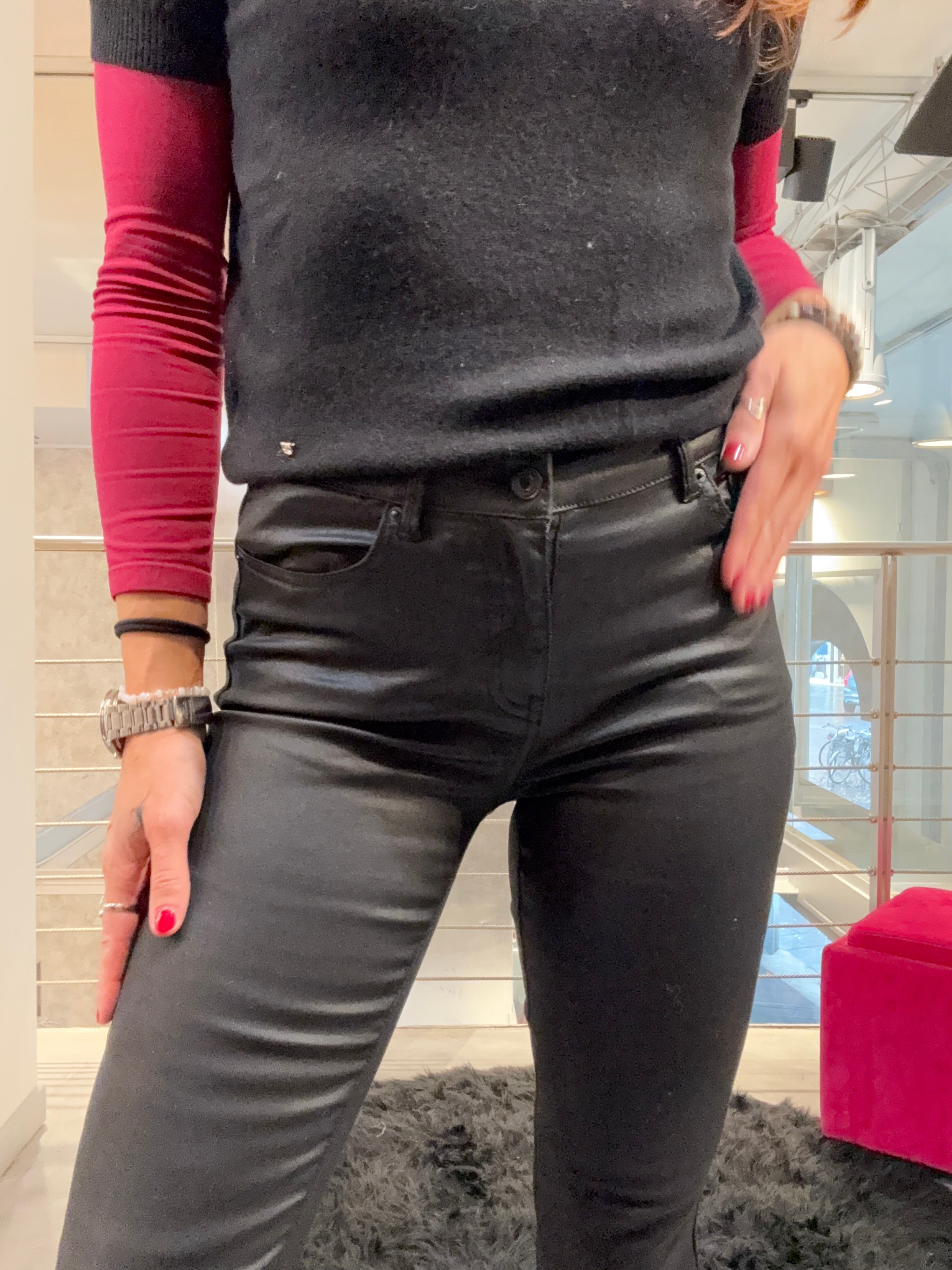 Pantalone Coated Zampetta Vero Moda