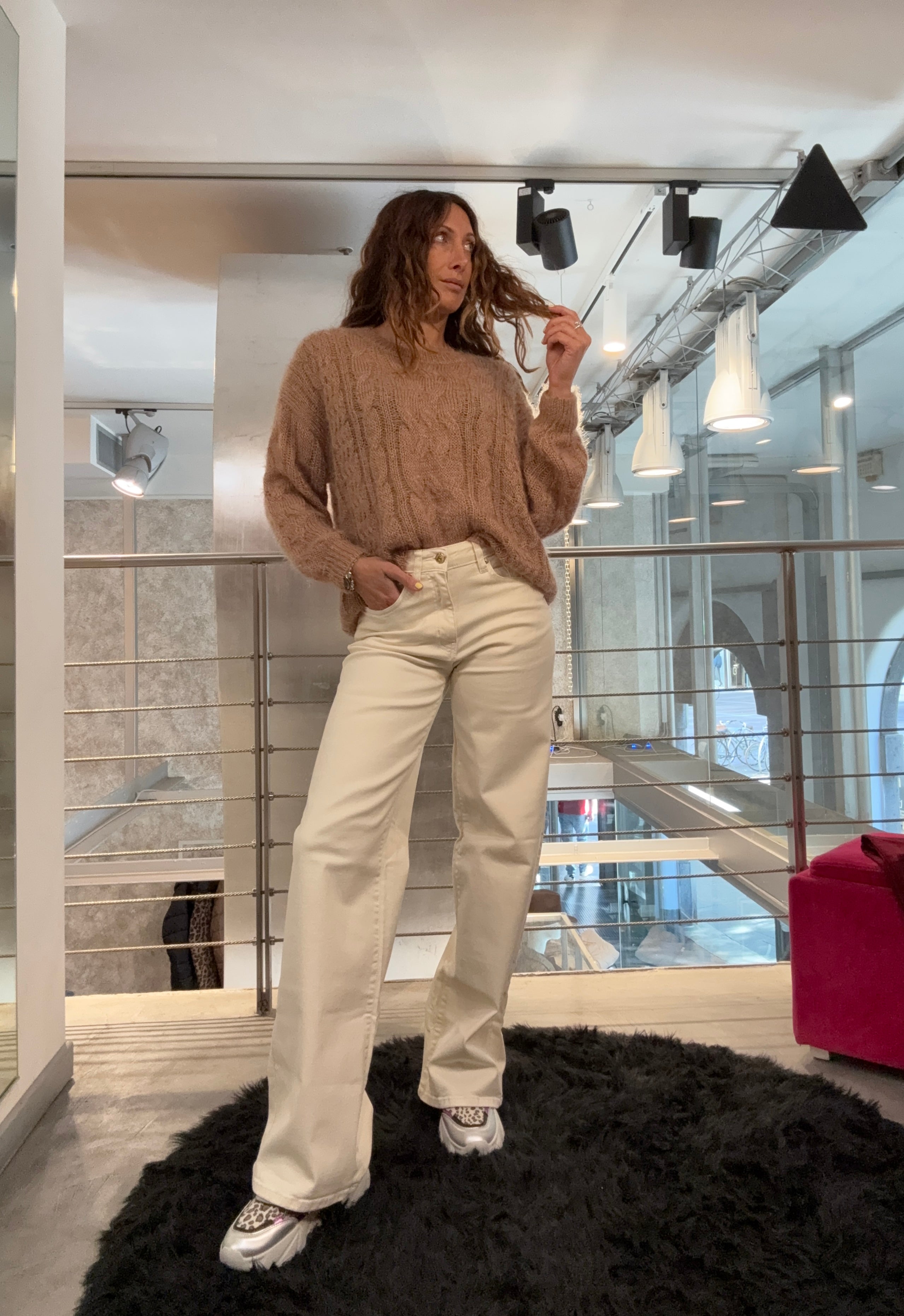 Pull Giro Lurex Mark Up