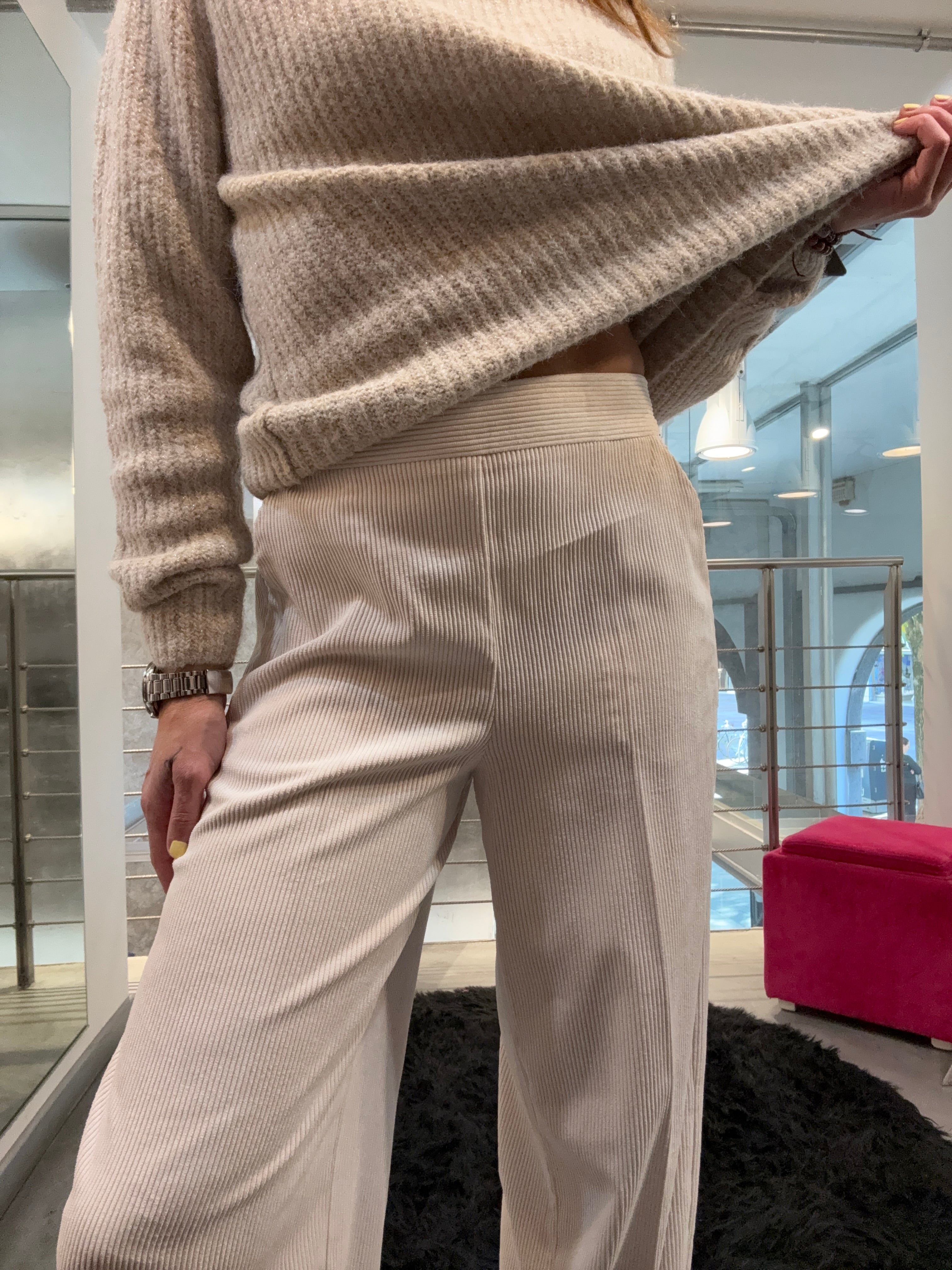 Pantaloni Velluto Mark Up