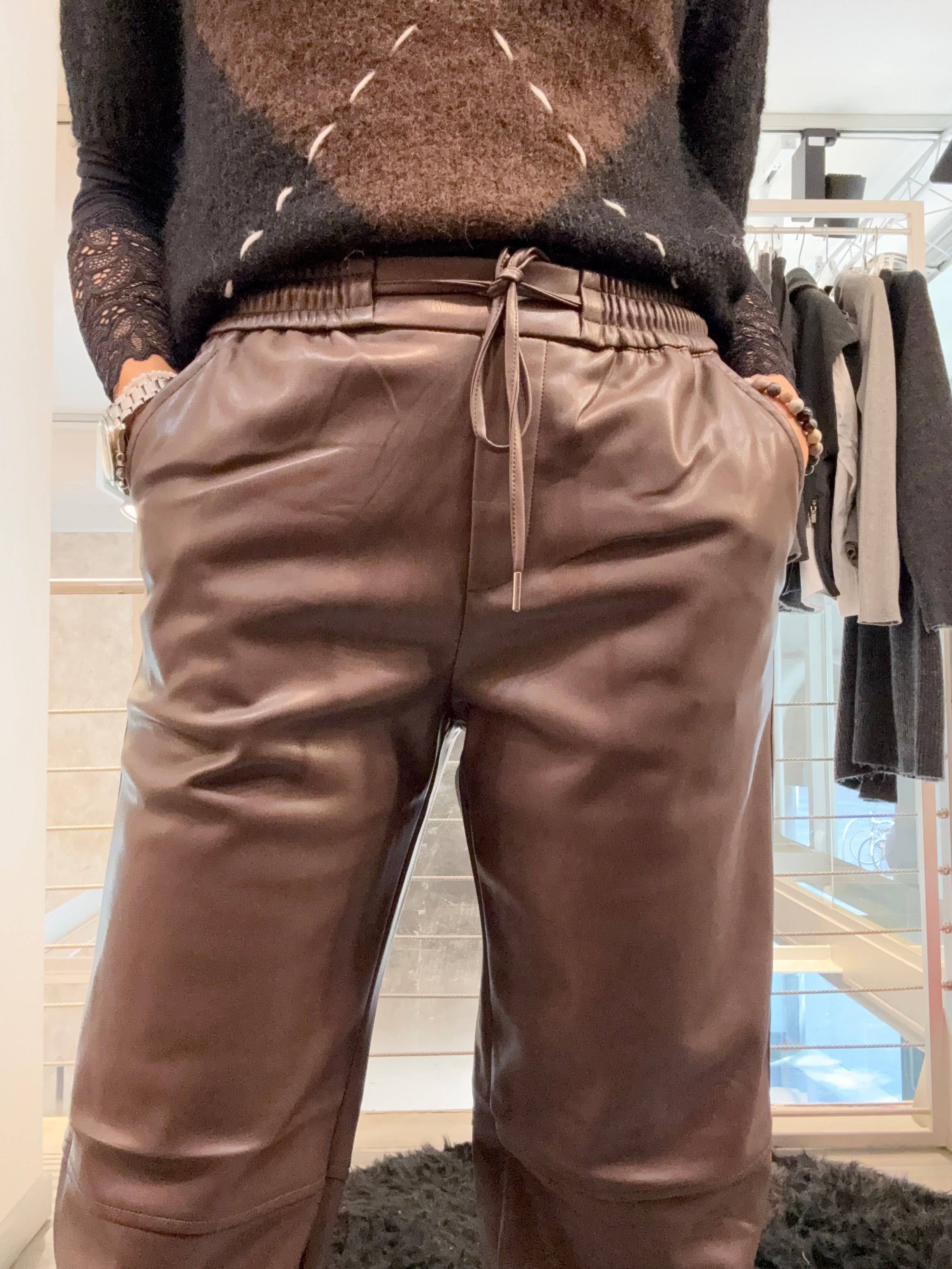 Pantalone Ecopelle Soyaconcept