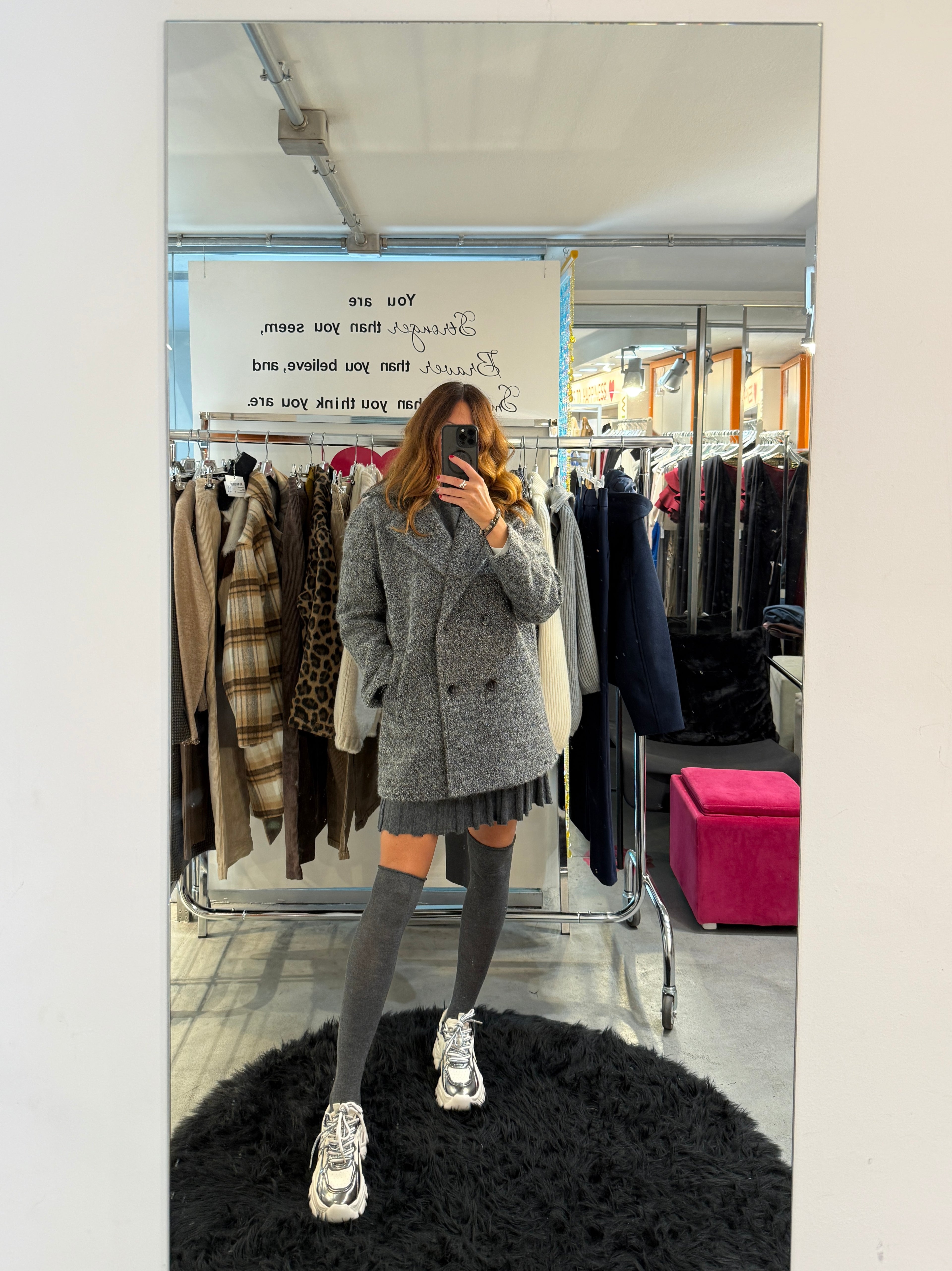 Cappotto Bouclé Lurex Molly Bracken