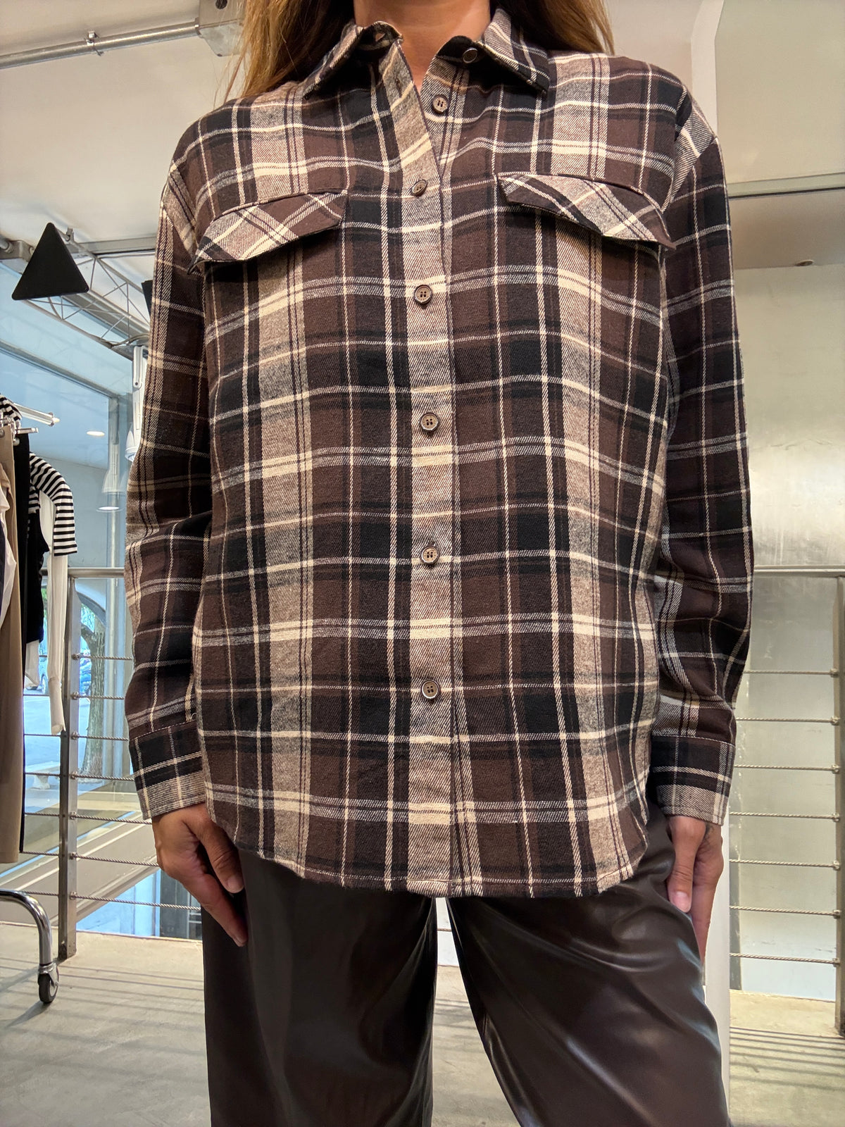Camicia Check Mark Up