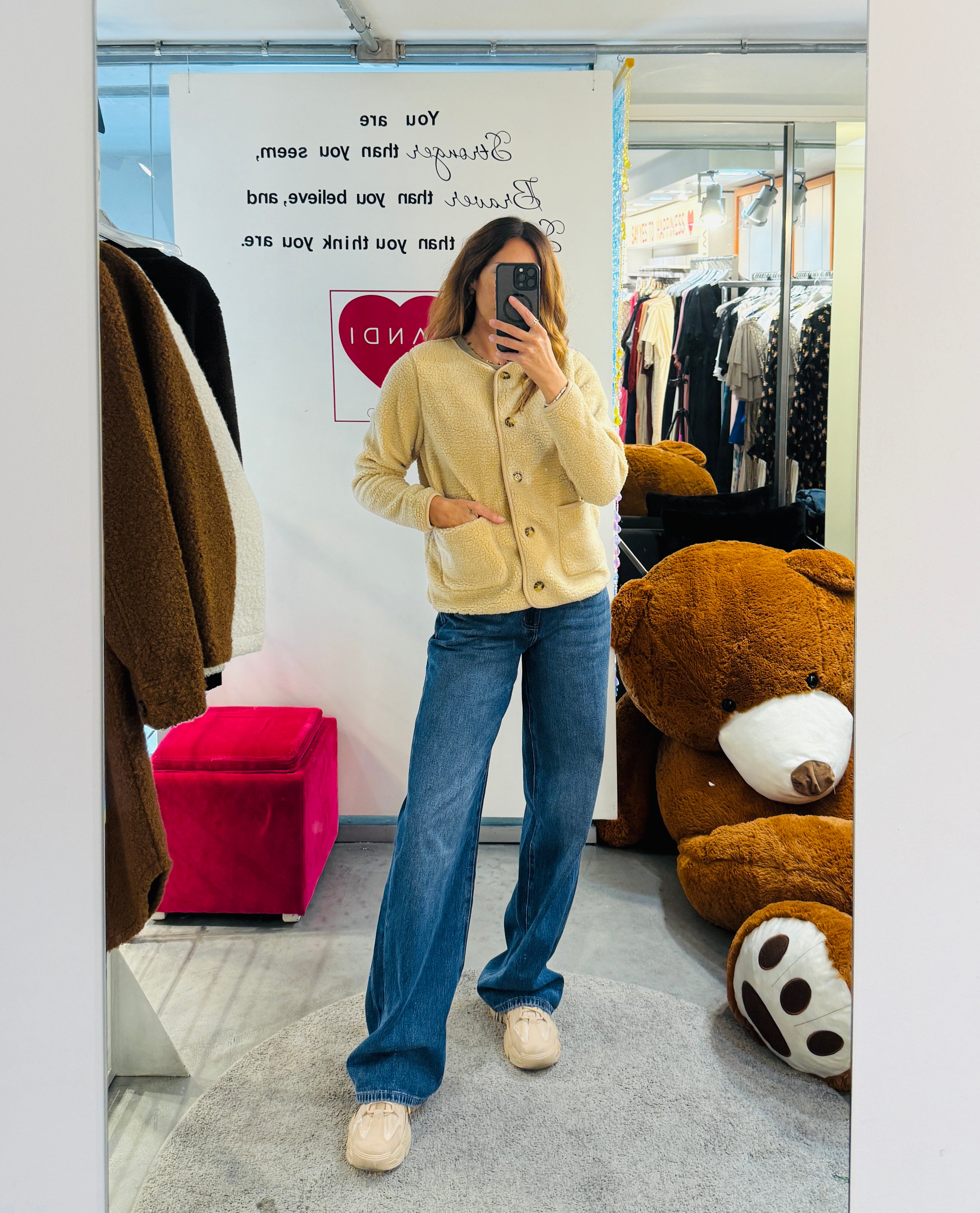 Cardigan Giro Teddy