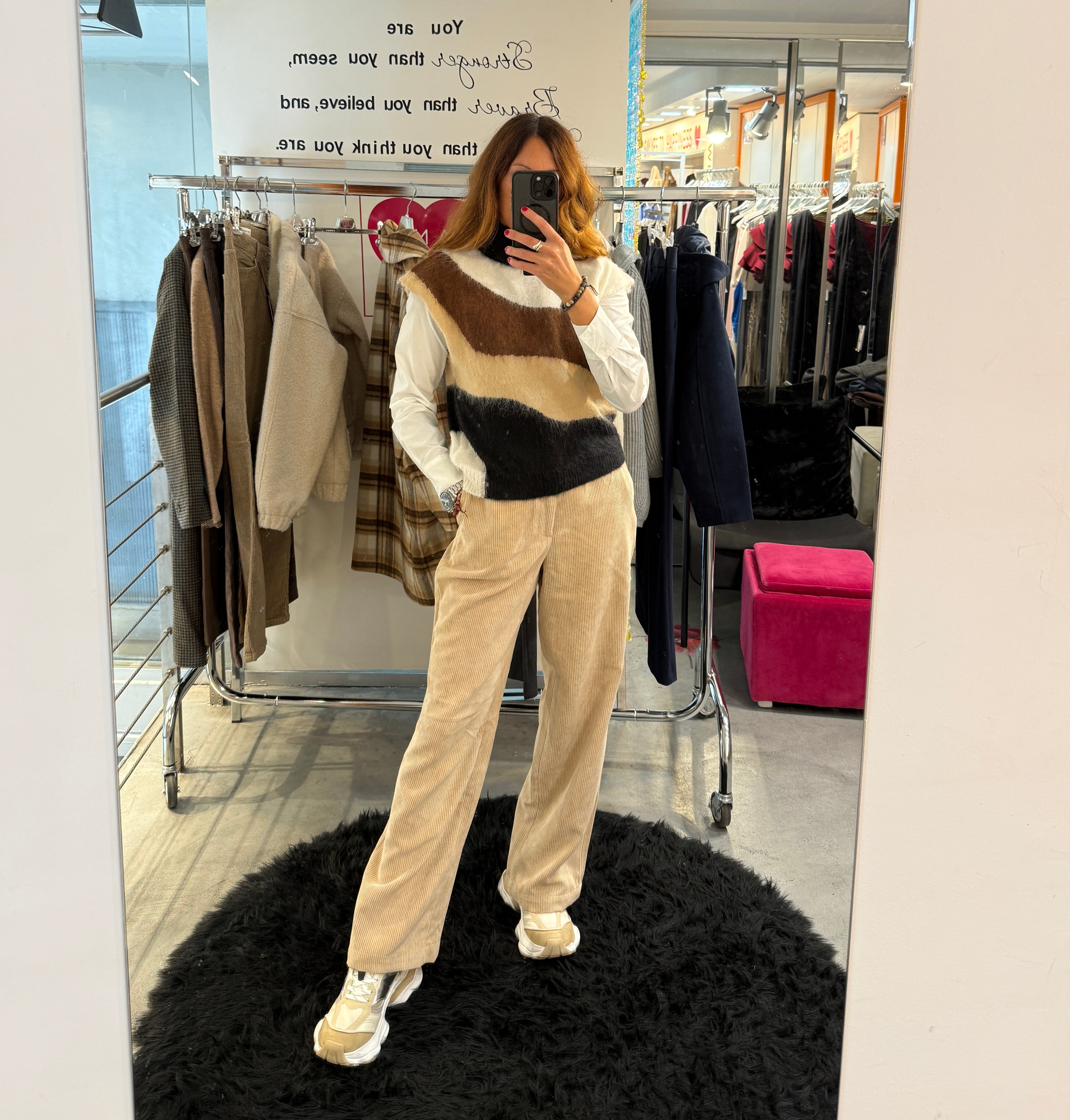 Gilet Lupetto Righe Molly Bracken