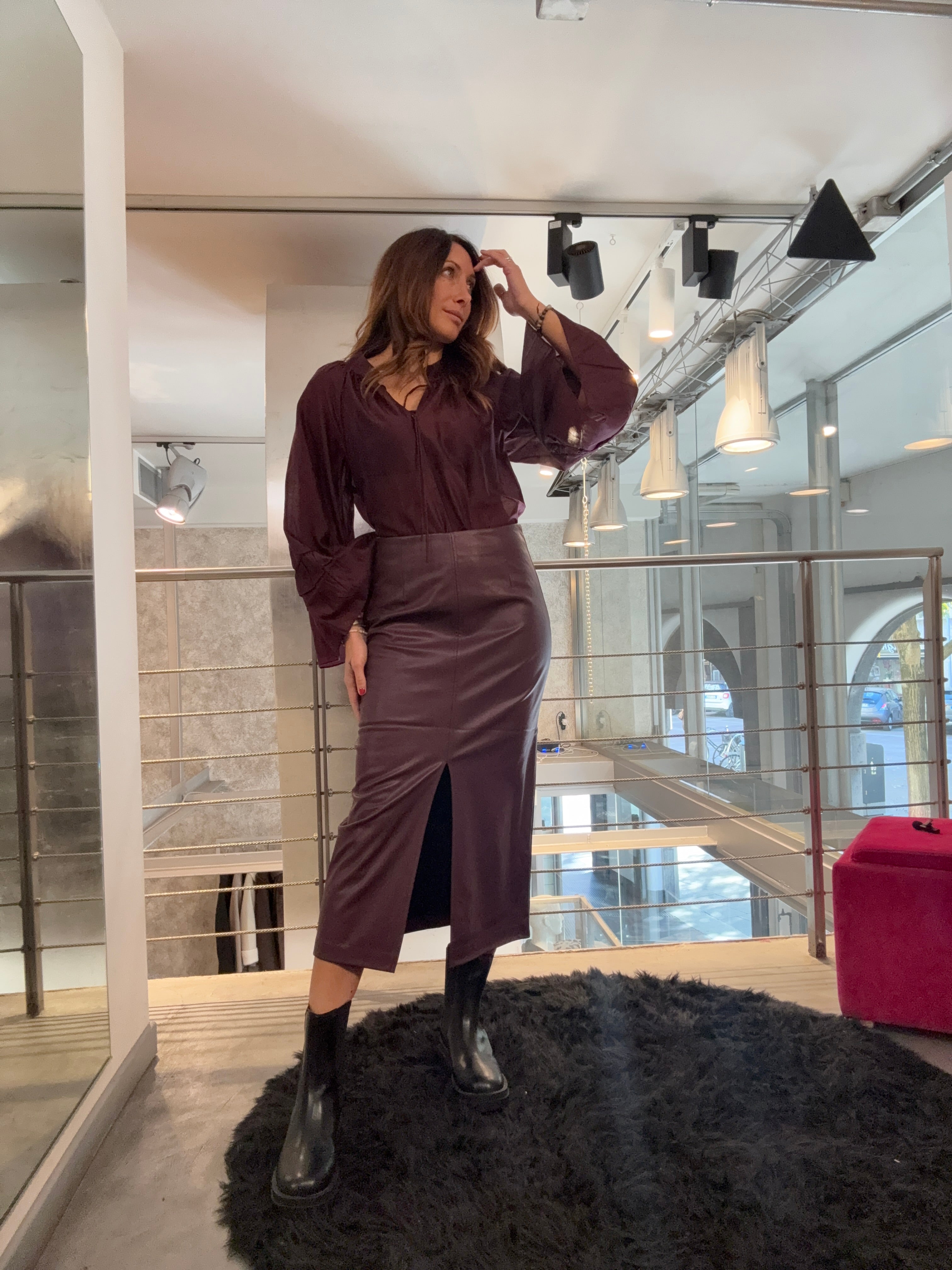 Gonna Ecopelle Vero Moda