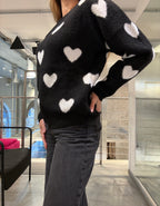 Pull Fluffy Cuori Molly Bracken