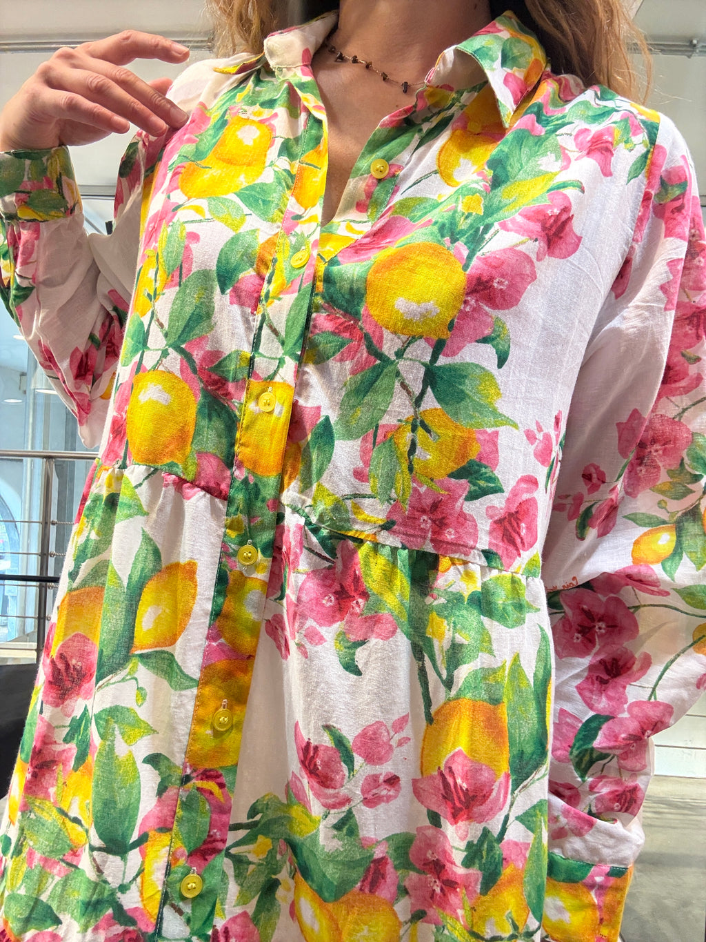Abito Maxi Fiori Antica Sartoria