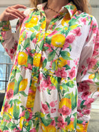 Abito Maxi Fiori Antica Sartoria