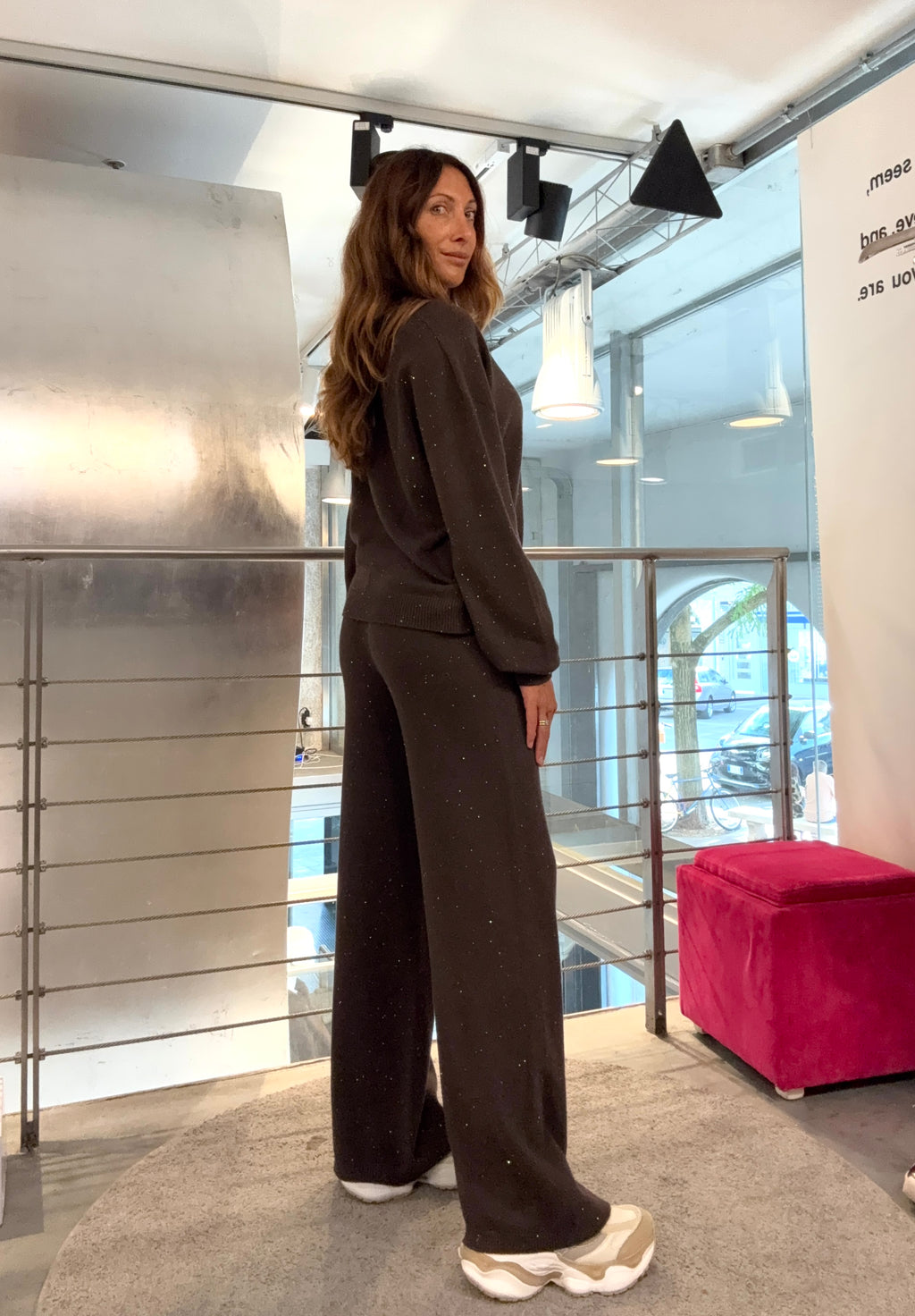 Pantalone Maglia Glitter Hinnominate