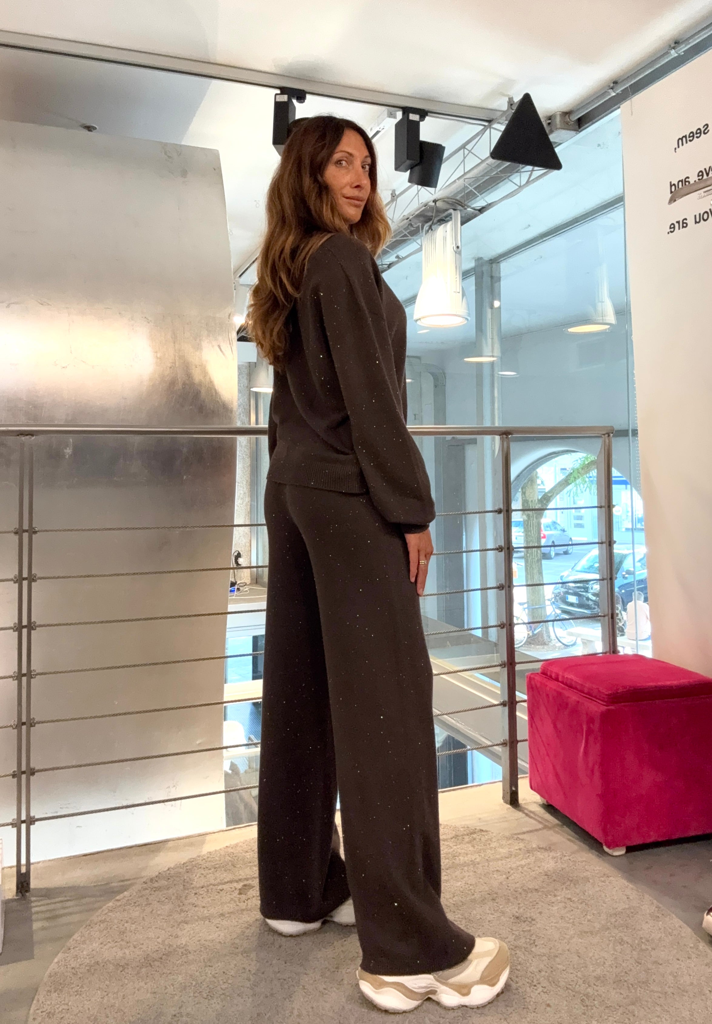 Pantalone Maglia Glitter Hinnominate