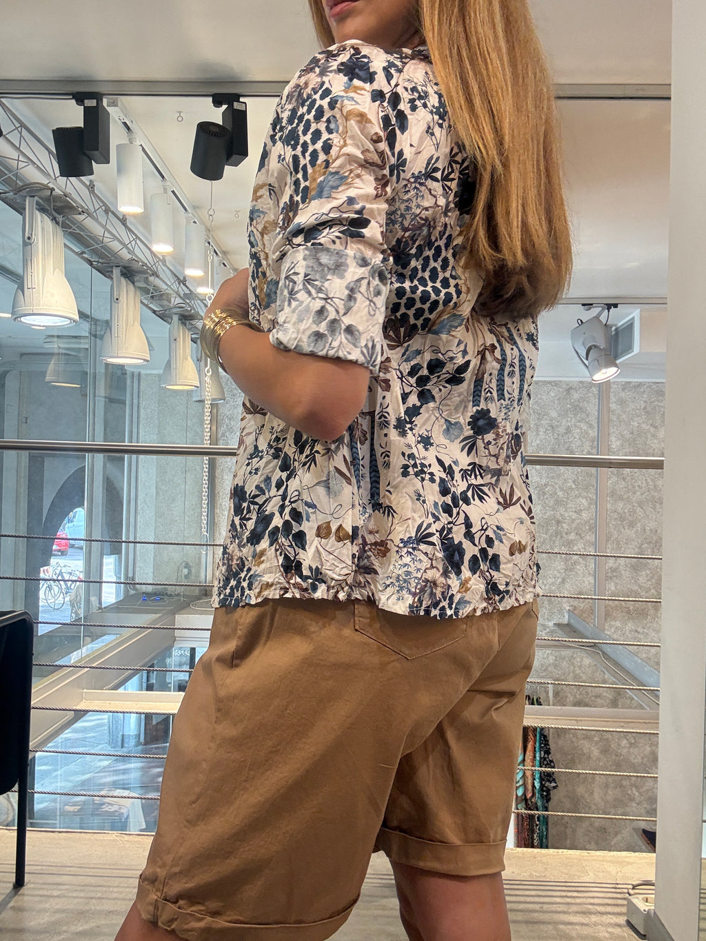 Camicia Foglioline Landi