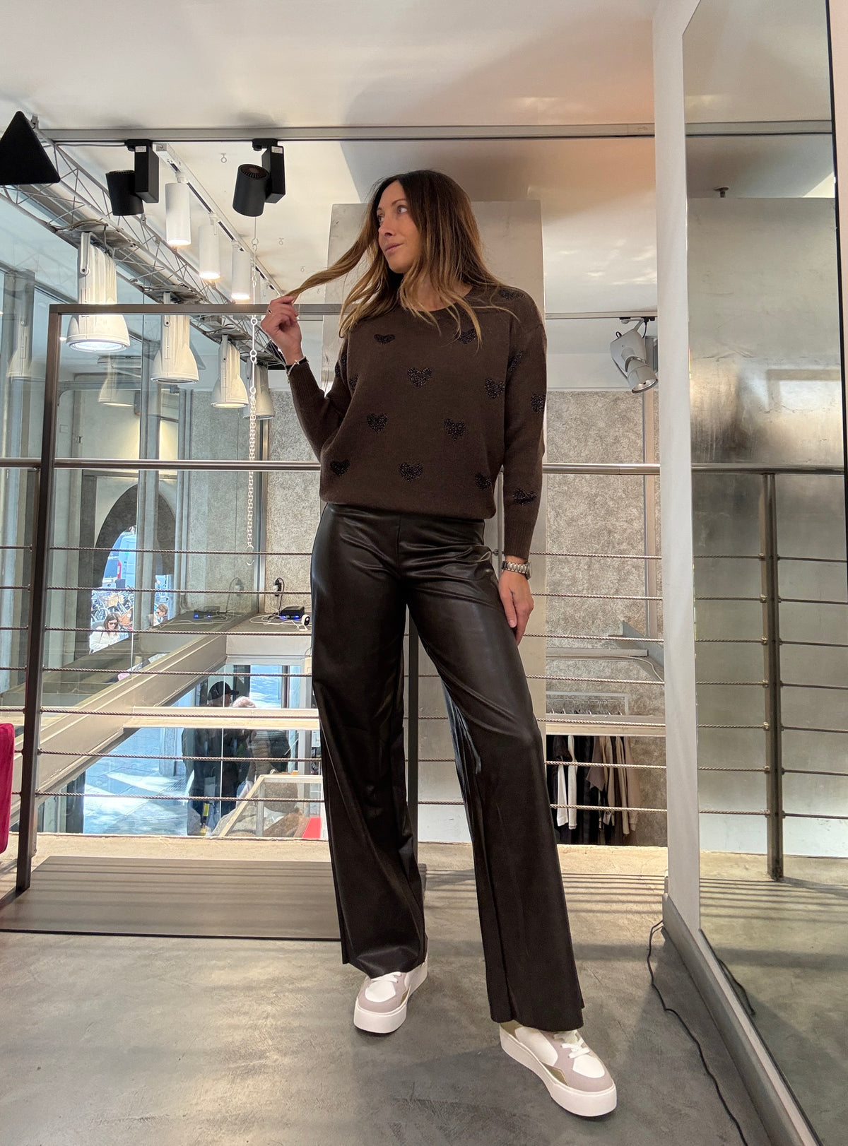 Pantalone Ecopelle Vero Moda