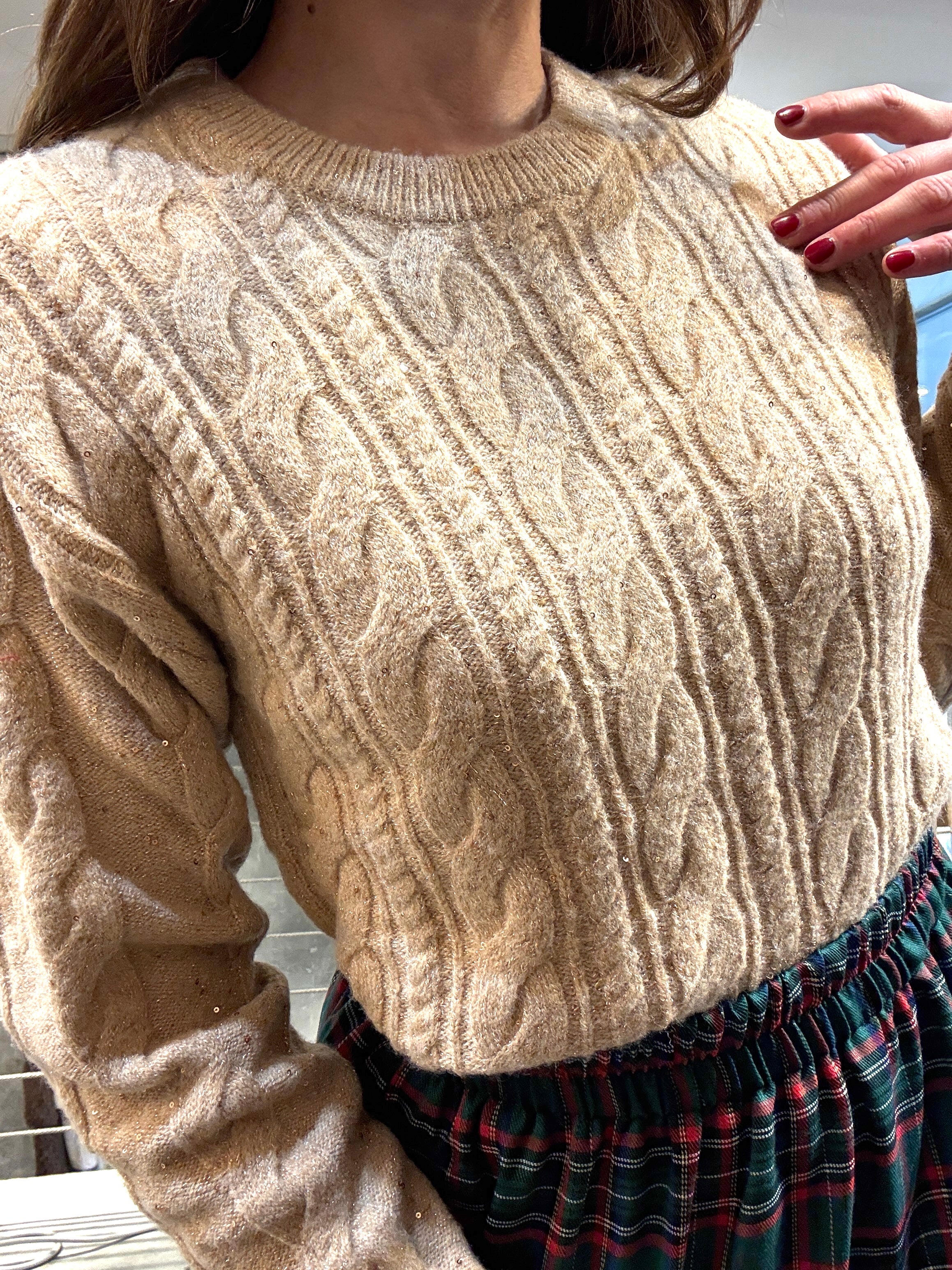 Pull Paillettes Mark Up