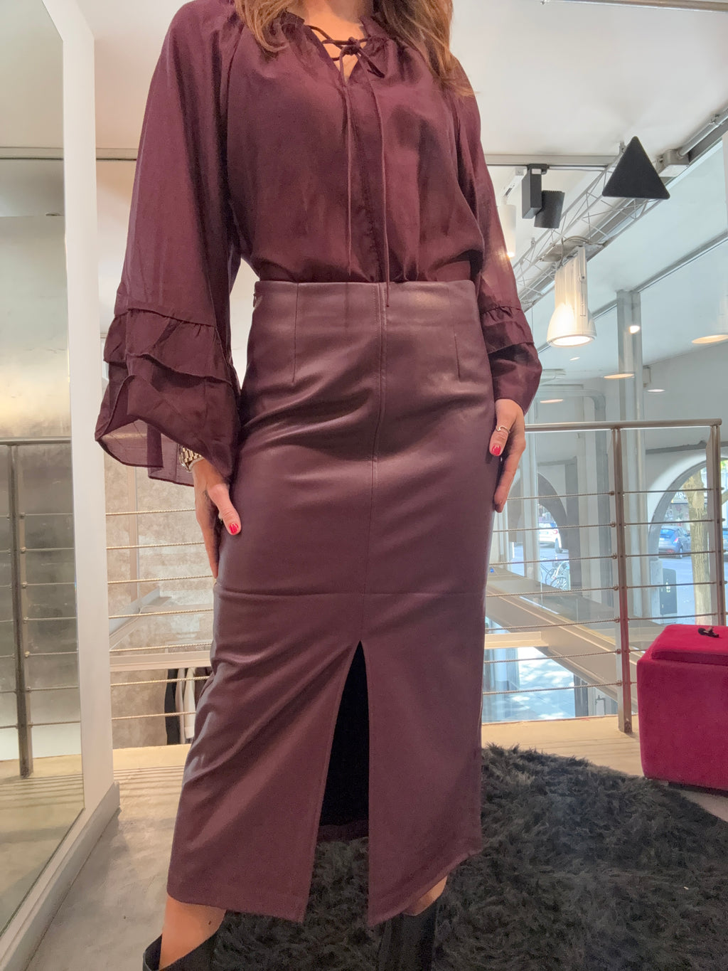 Gonna Ecopelle Vero Moda