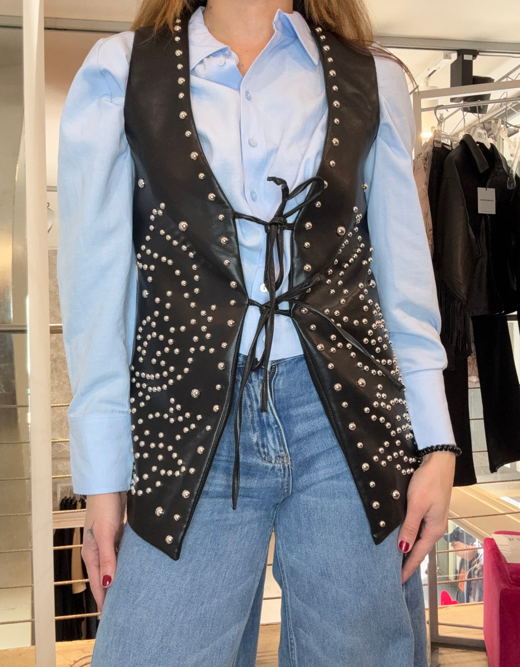 Gilet Borchie Glamorous