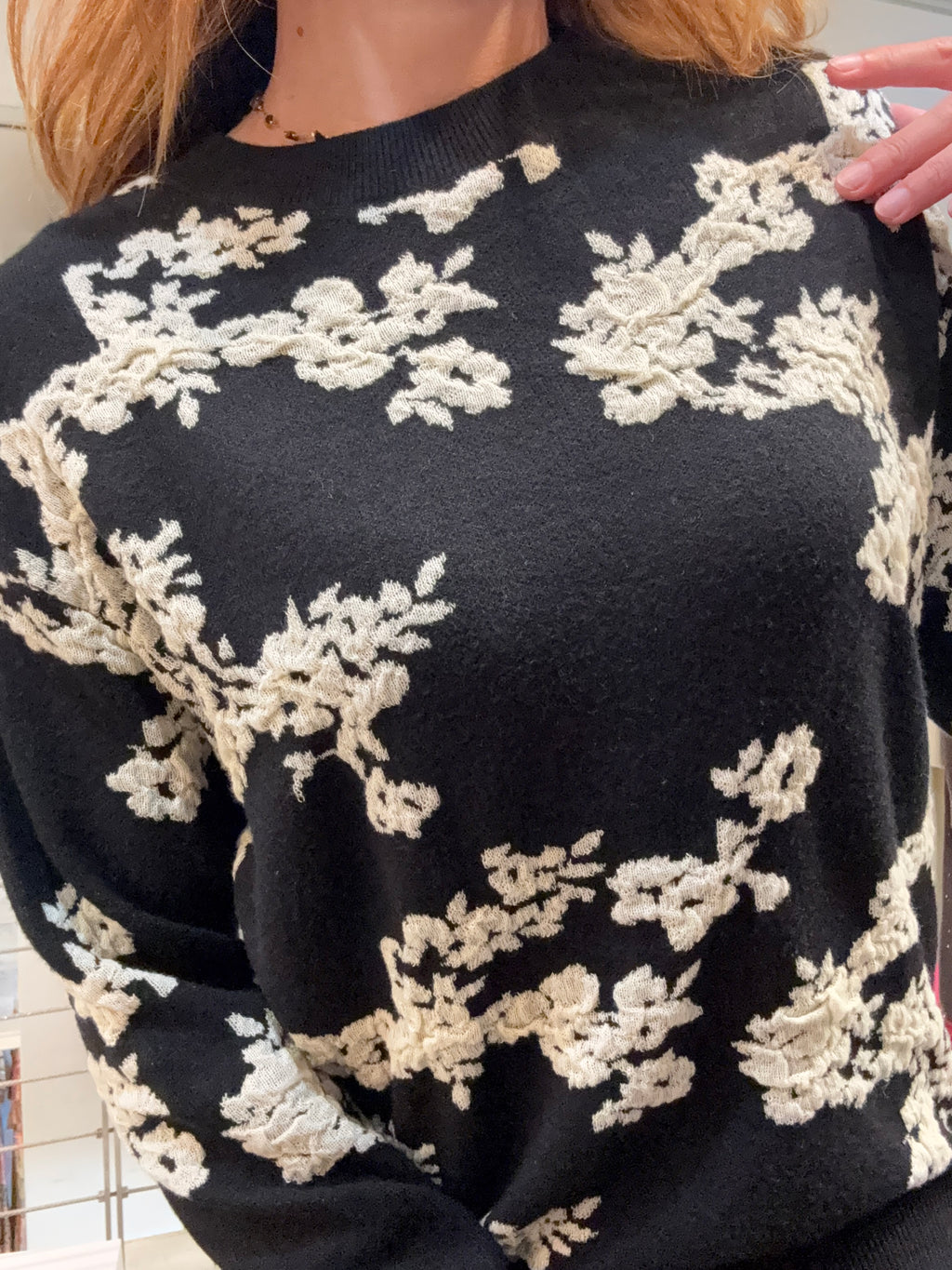 Maglia Lunga Fiori Vero Moda
