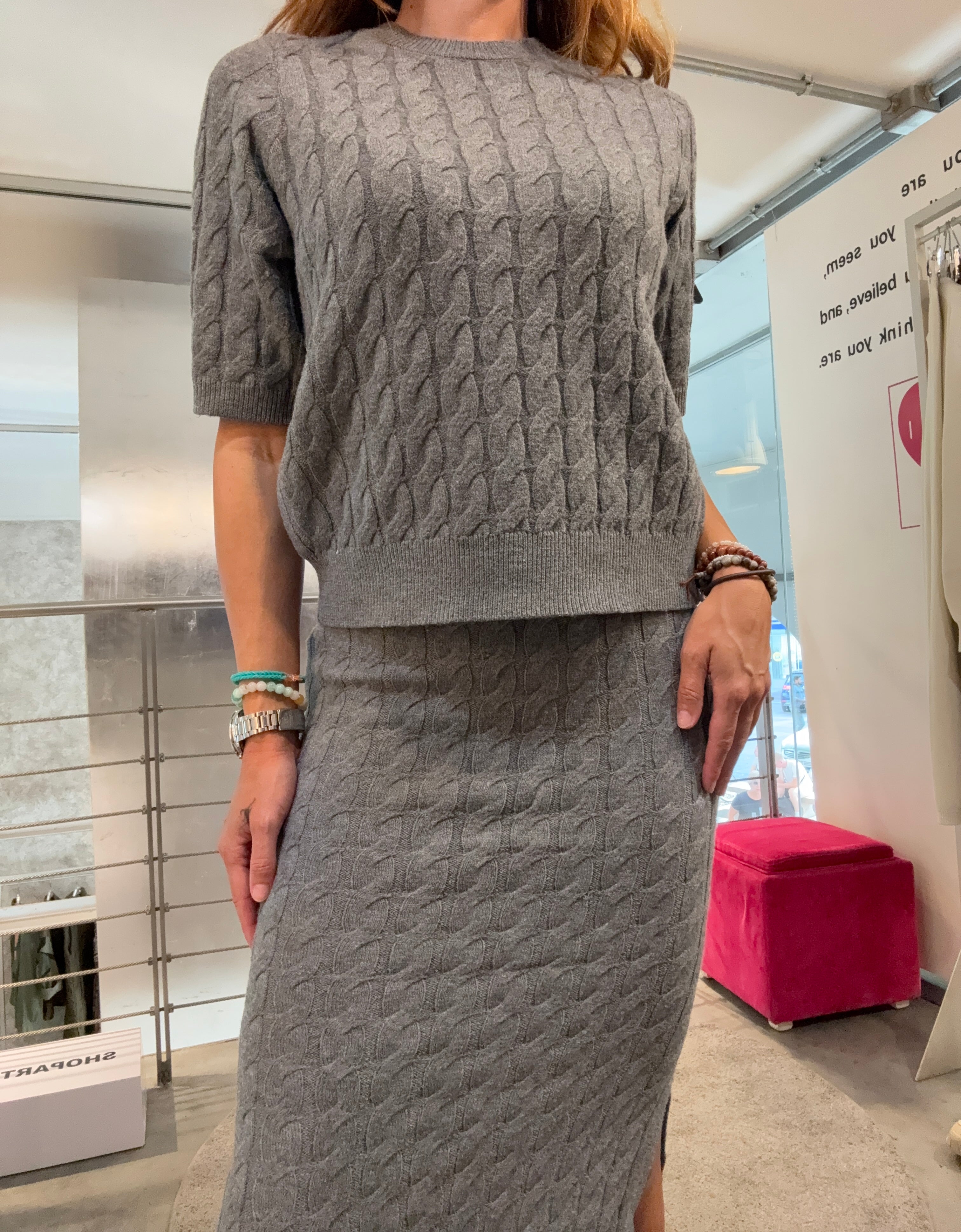 Maglia Treccia Mm Vero Moda