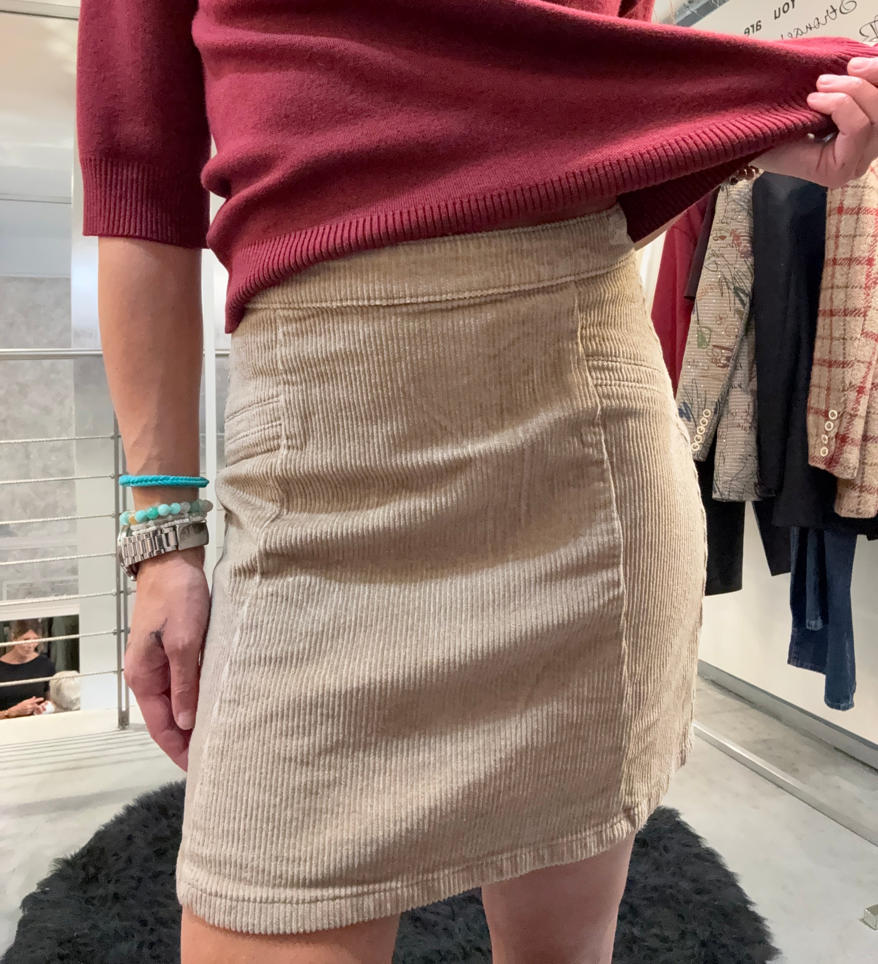 Gonna Mini Velluto Vero Moda