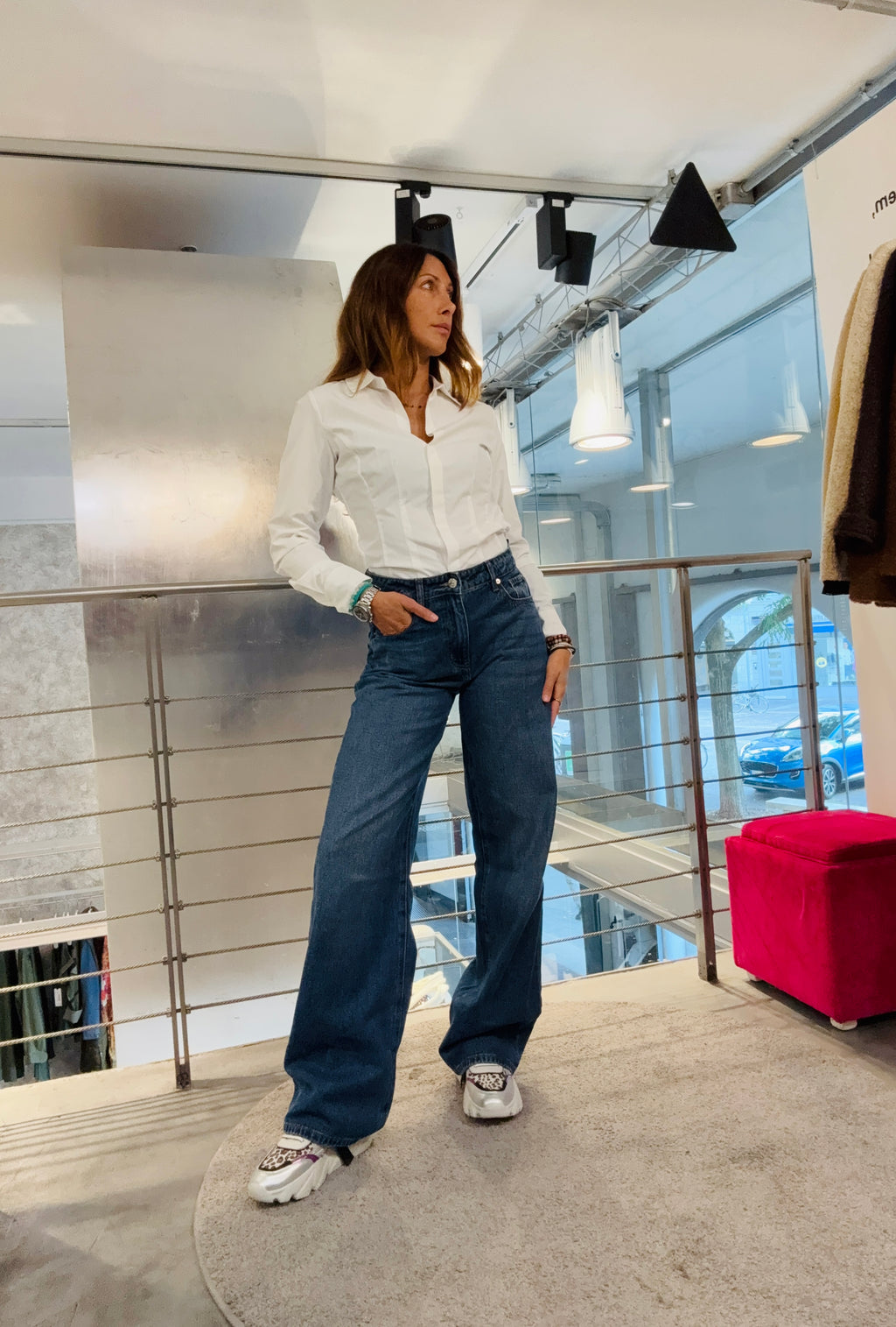 Jeans Wide Leg Mark Up