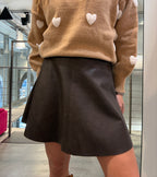 Gonna Corta Ecopelle Vero Moda