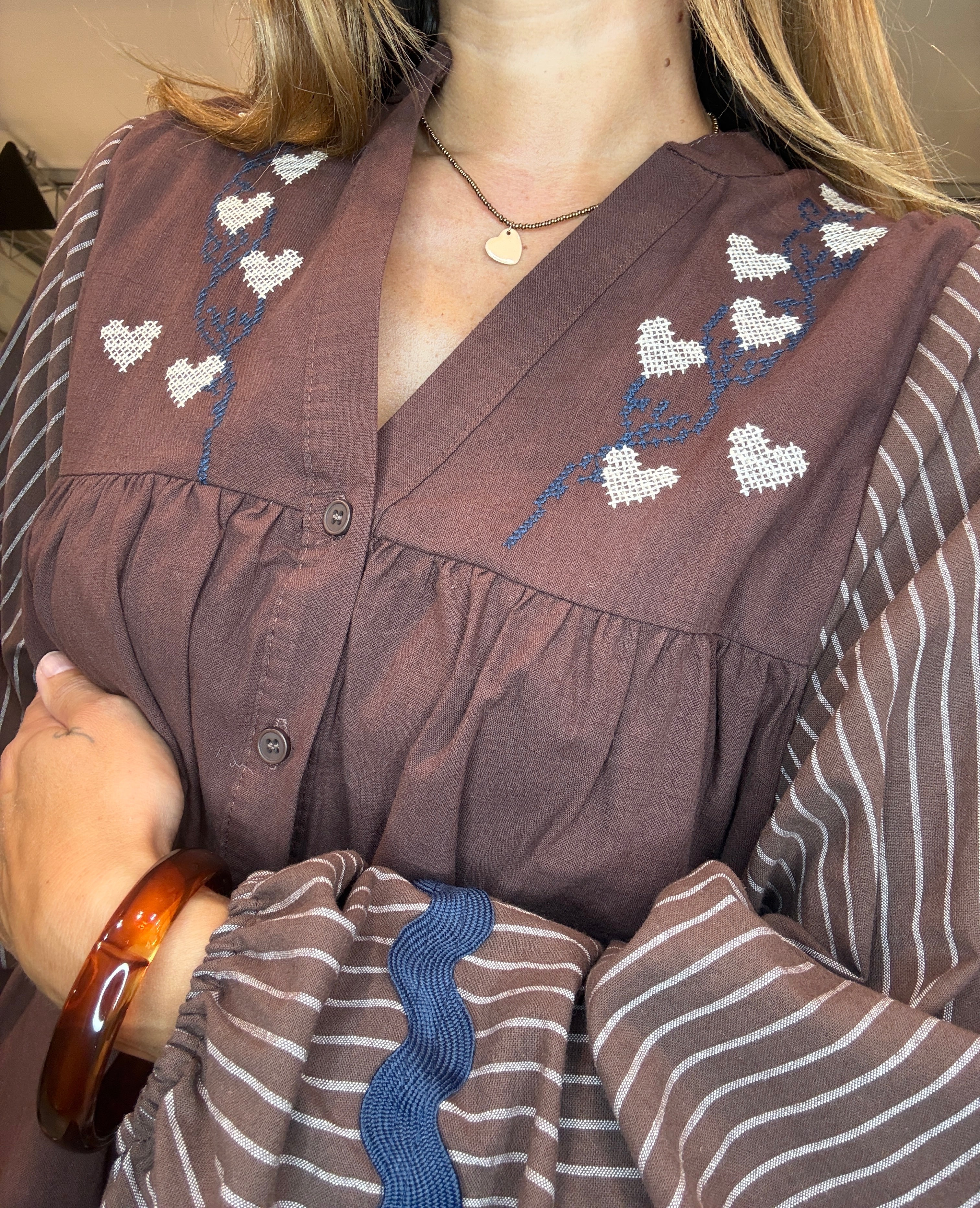 Camicia Ricami Landi