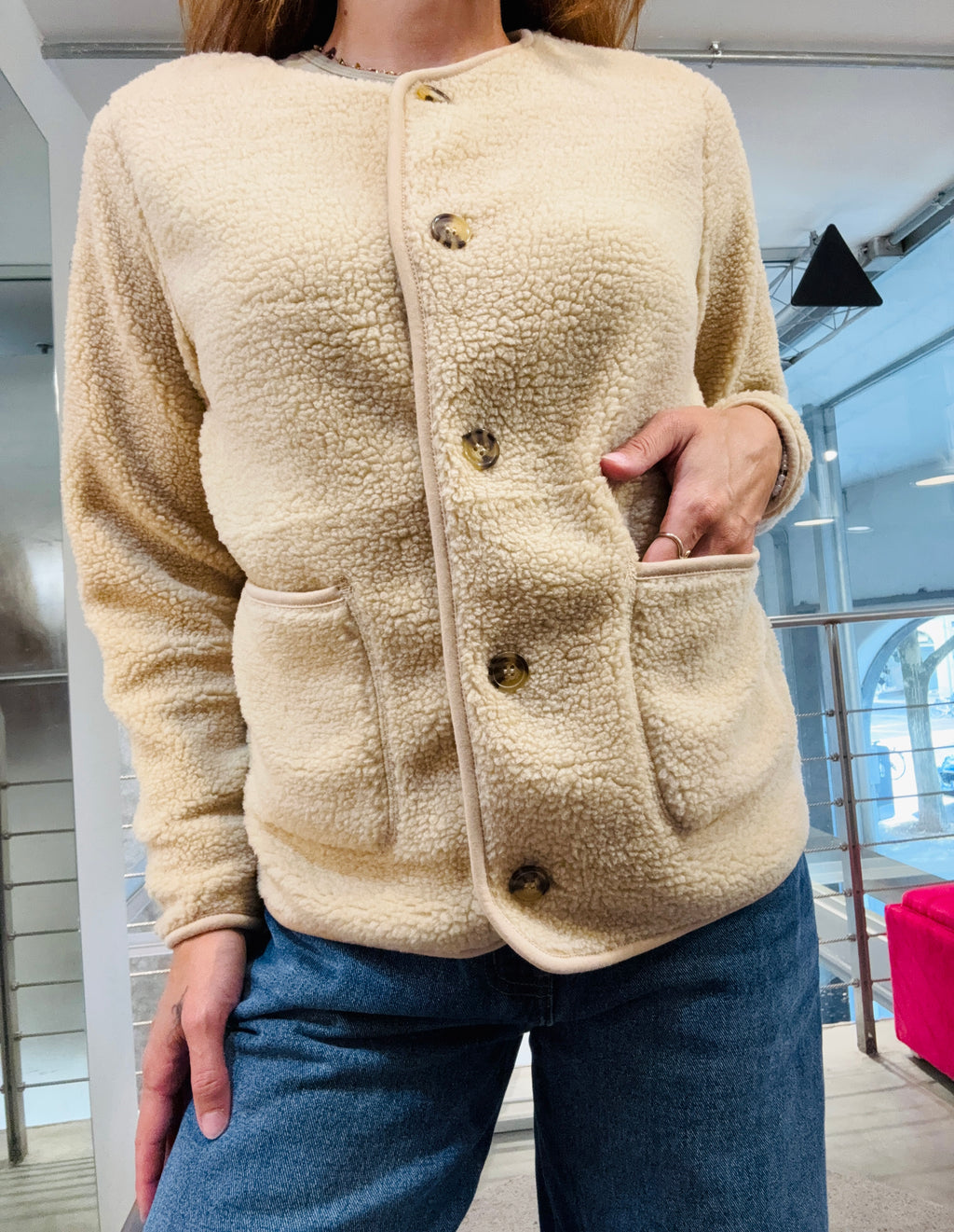 Cardigan Giro Teddy