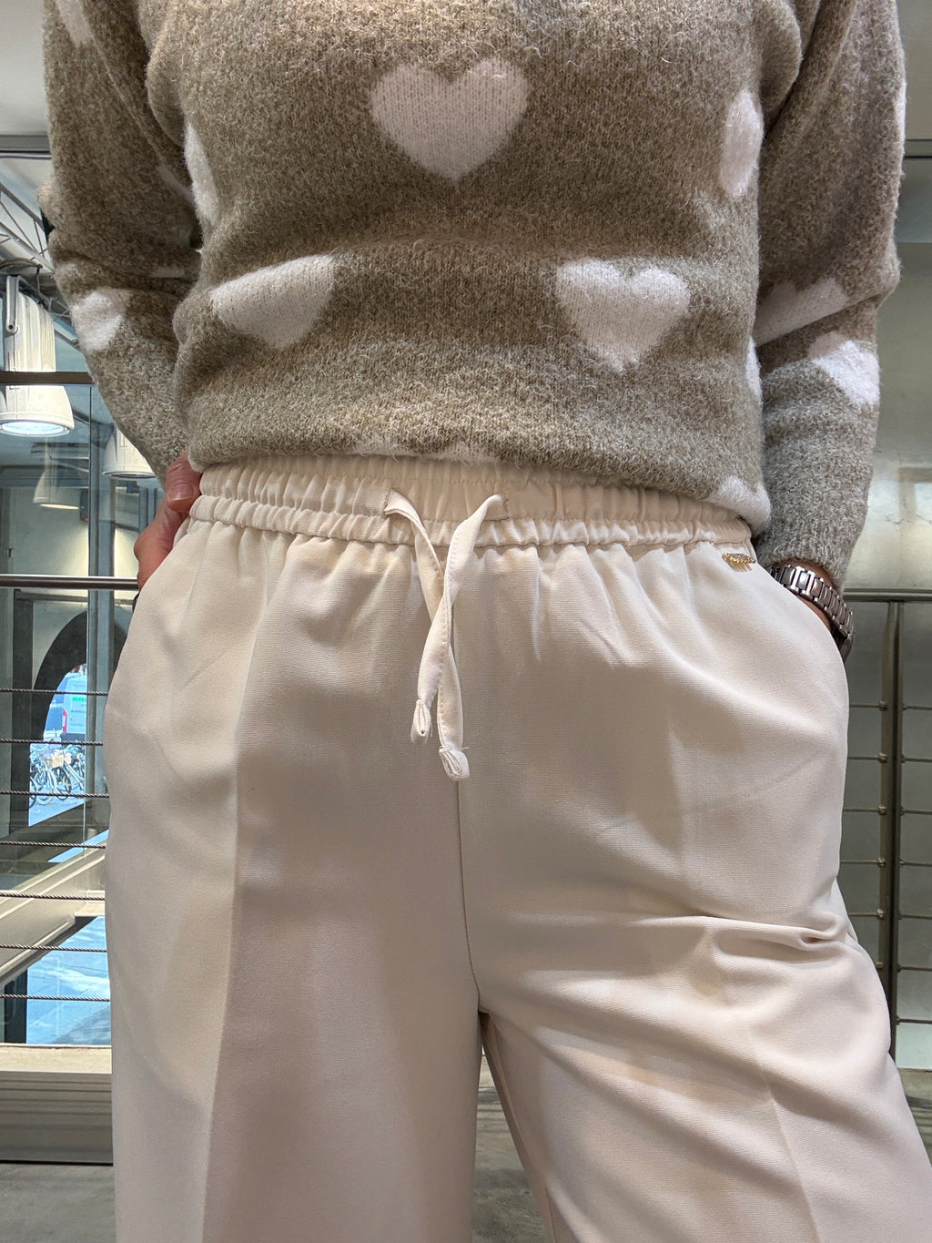 Pantalone Elastico Mark Up