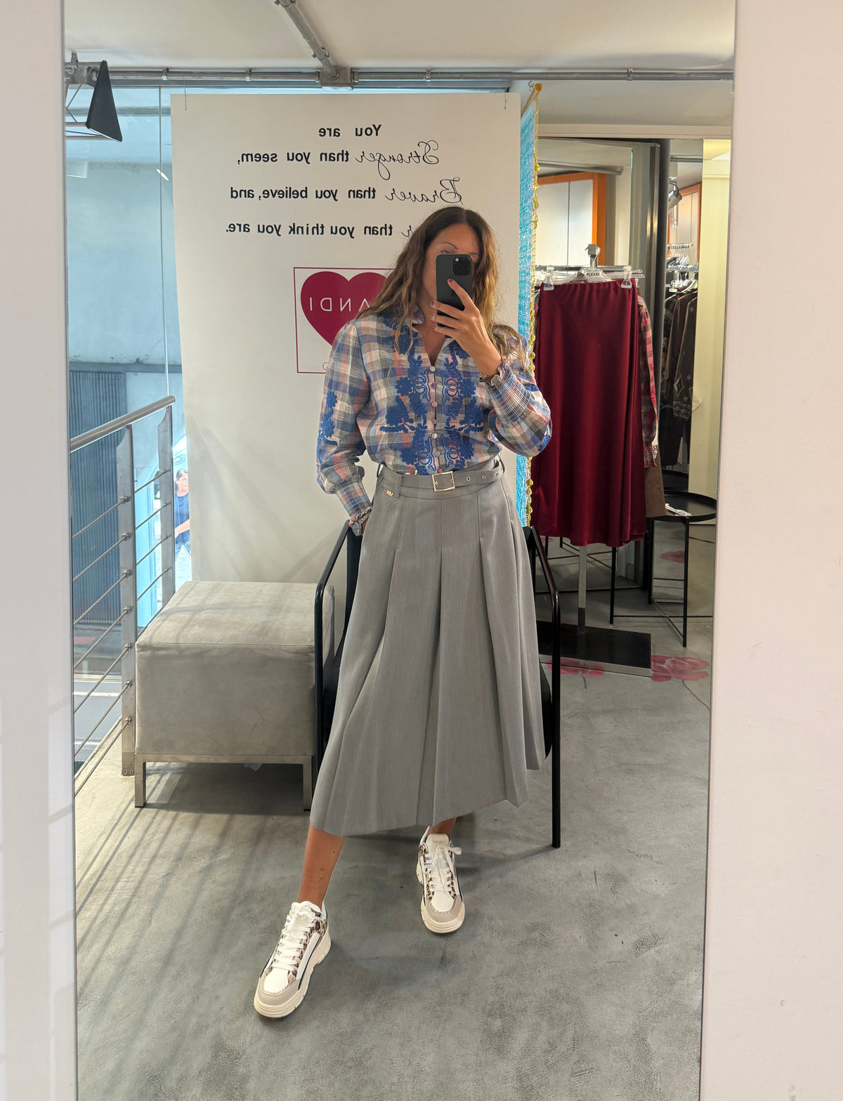 Camicia Ricamo Fiori