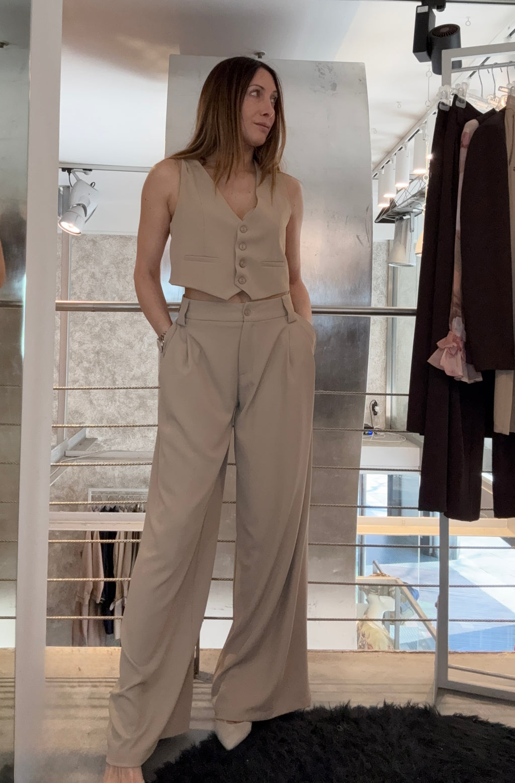 Gilet Crepe Please