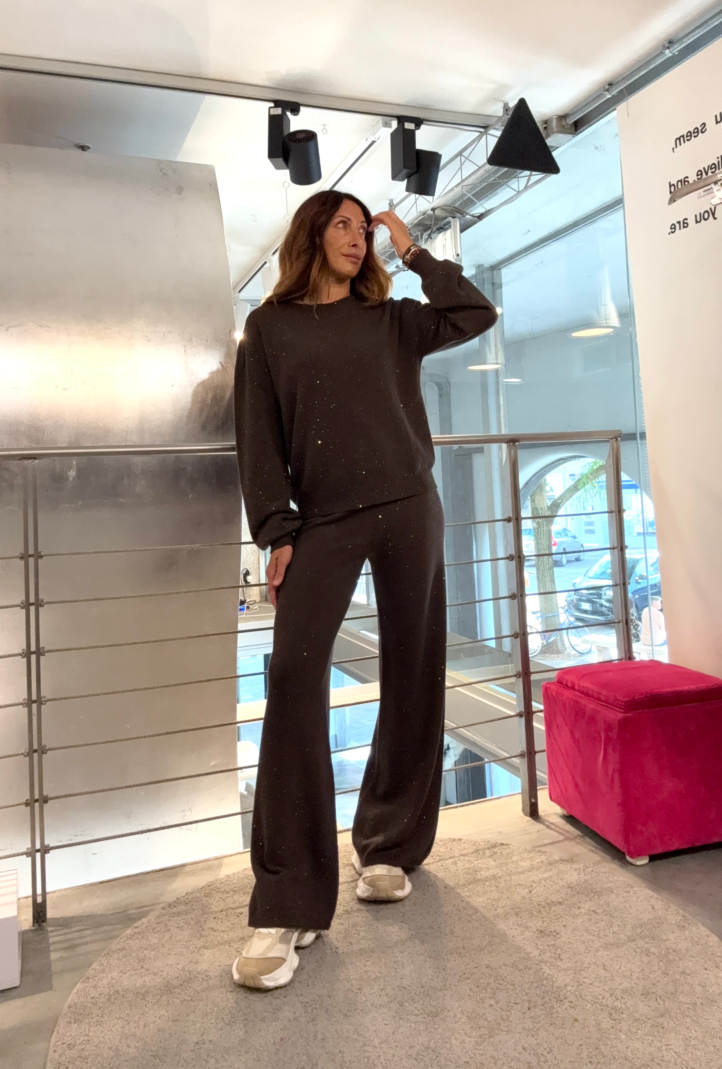 Pantalone Maglia Glitter Hinnominate