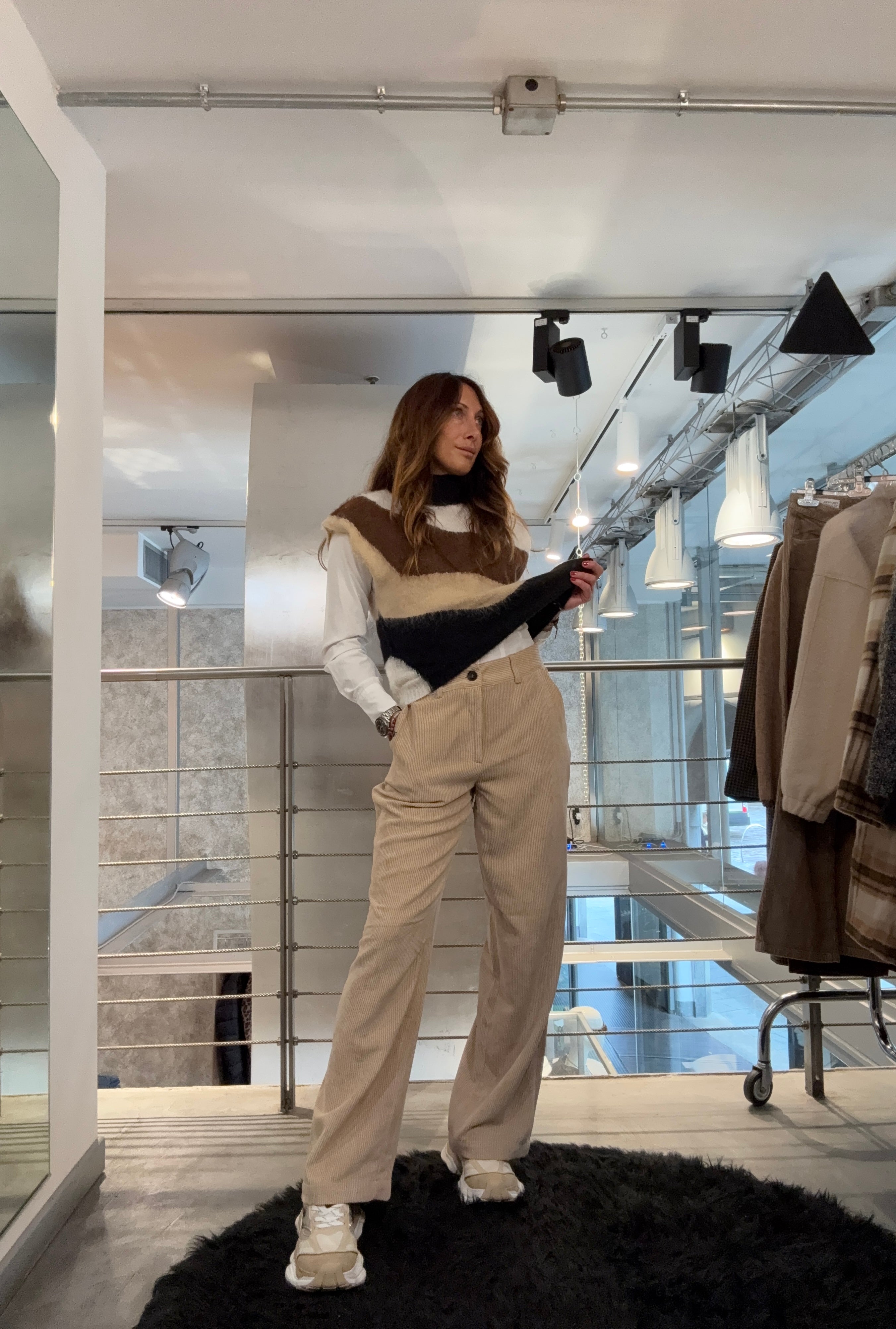 Gilet Lupetto Righe Molly Bracken