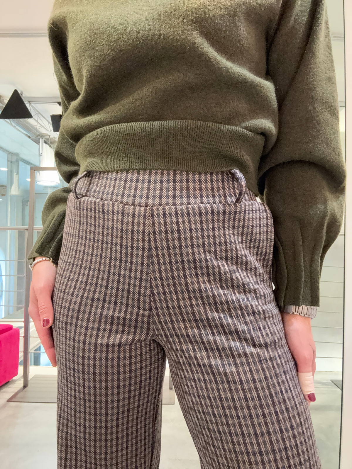 Pantalone Pieds de Poule Soyaconcept