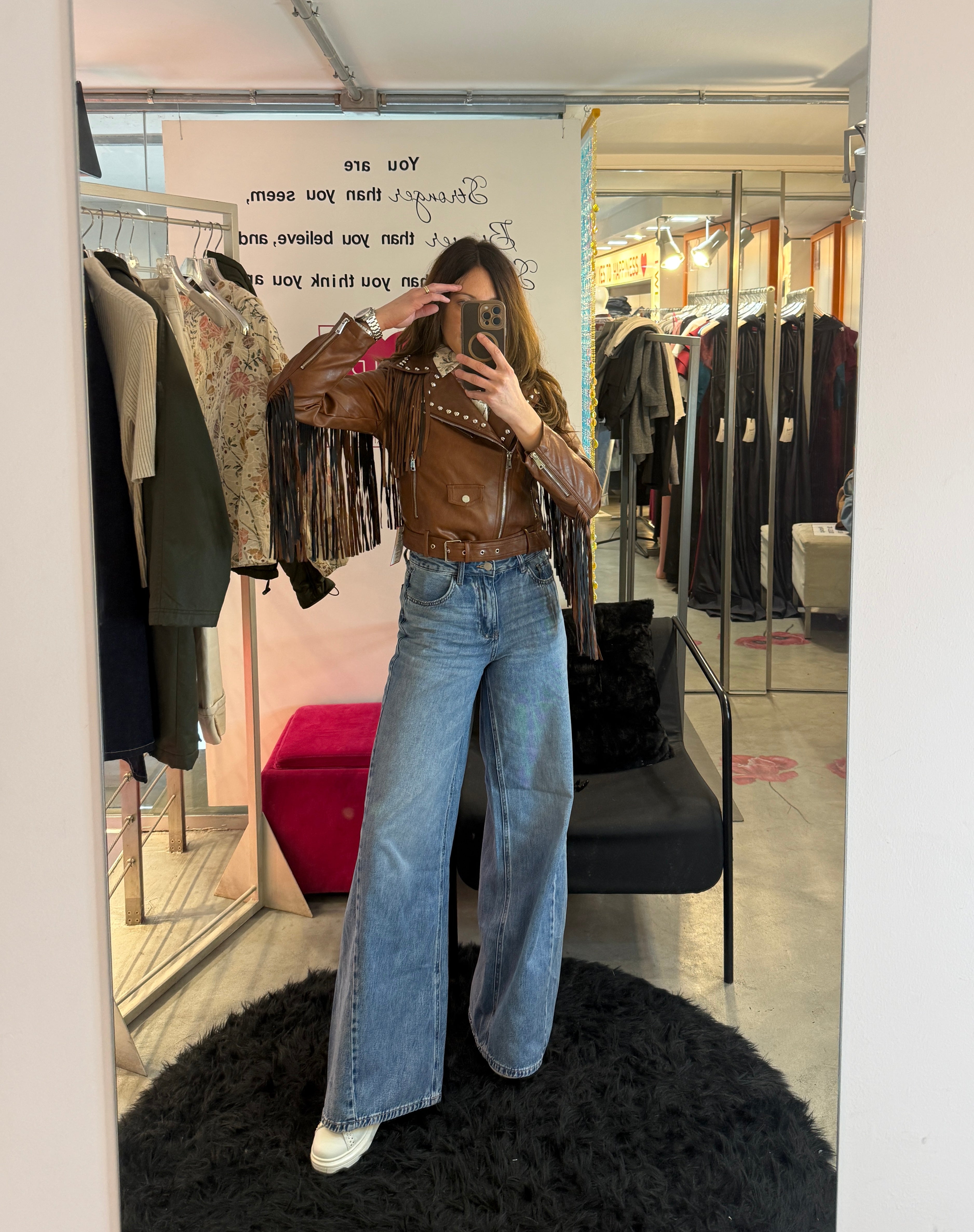 Ecopelle Frange Glamorous