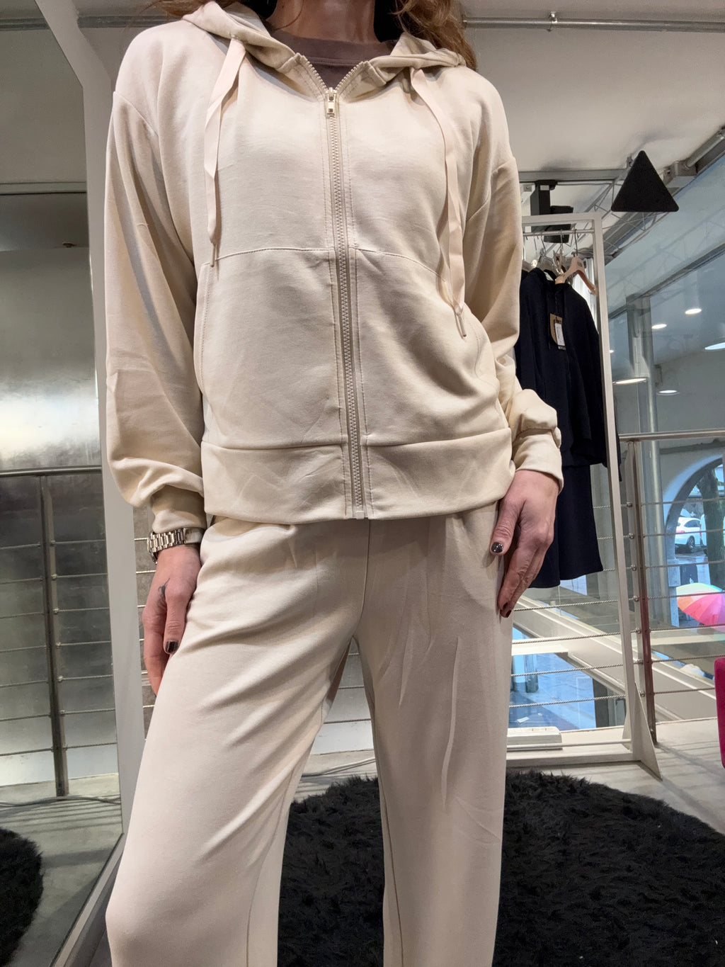 Felpa Zip Vero Moda