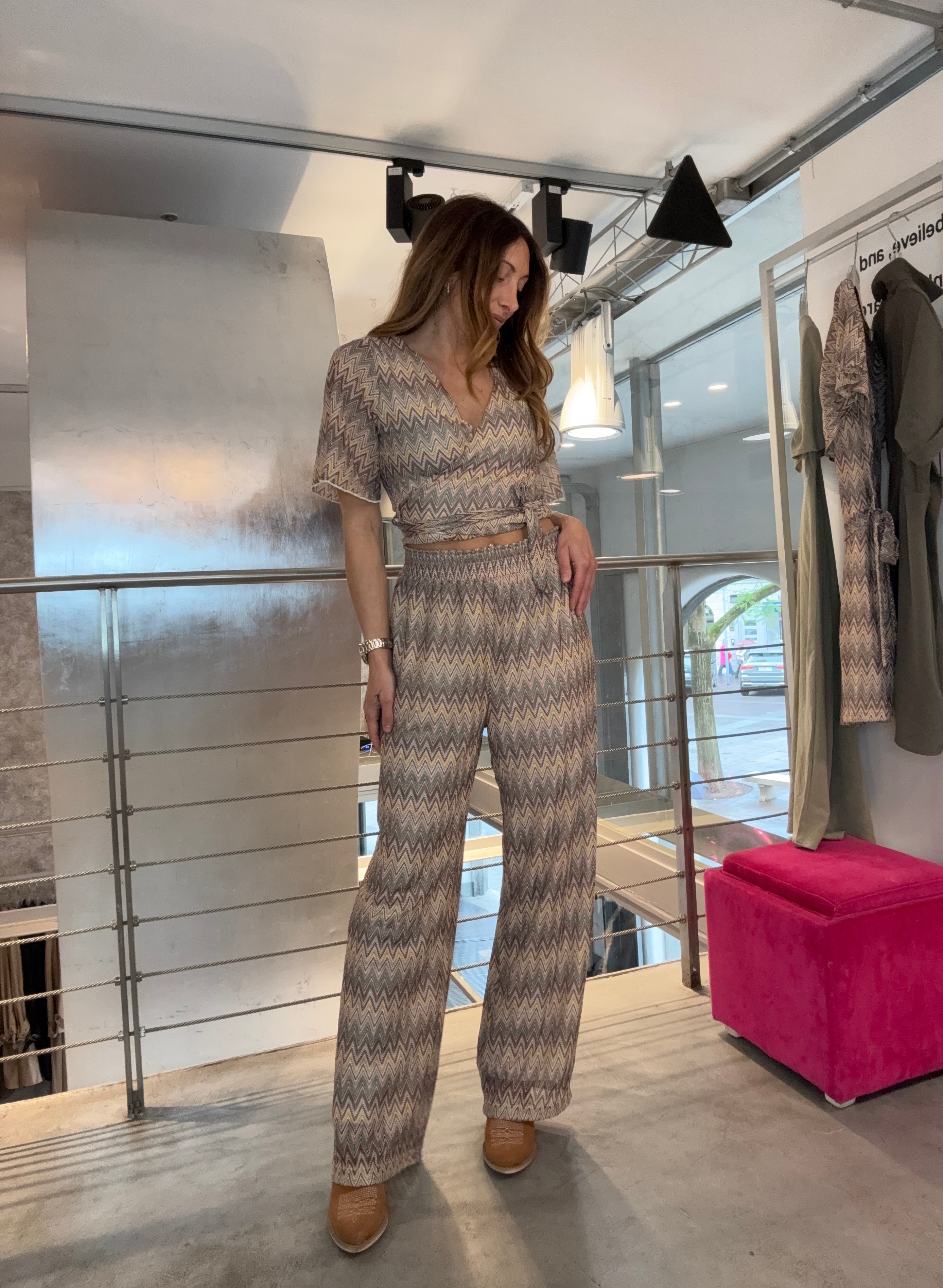 Pantaloni Multicolor Molly Bracken