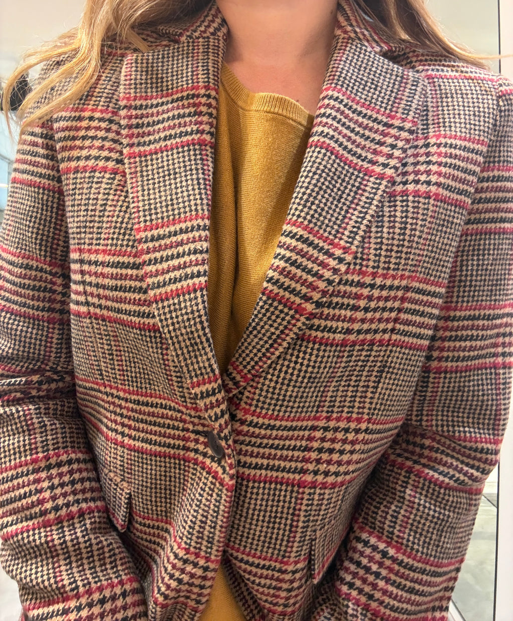 Blazer Pieds de Poule Vero Moda