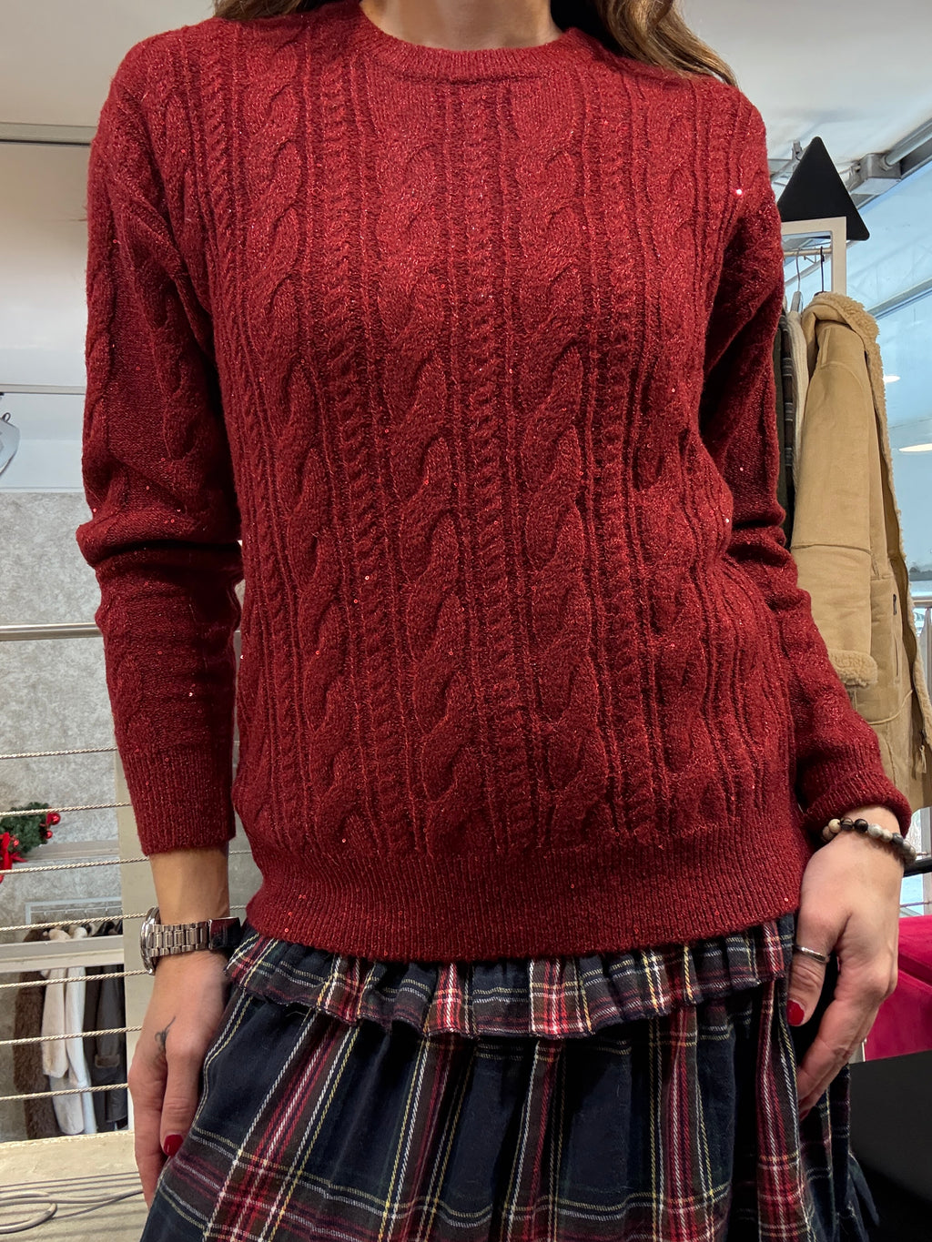 Pull Paillettes Mark Up