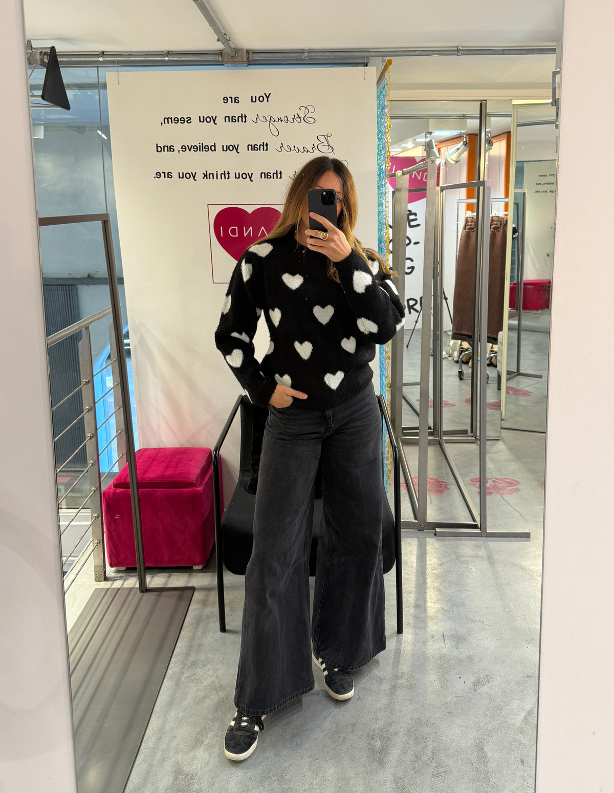 Pull Fluffy Cuori Molly Bracken