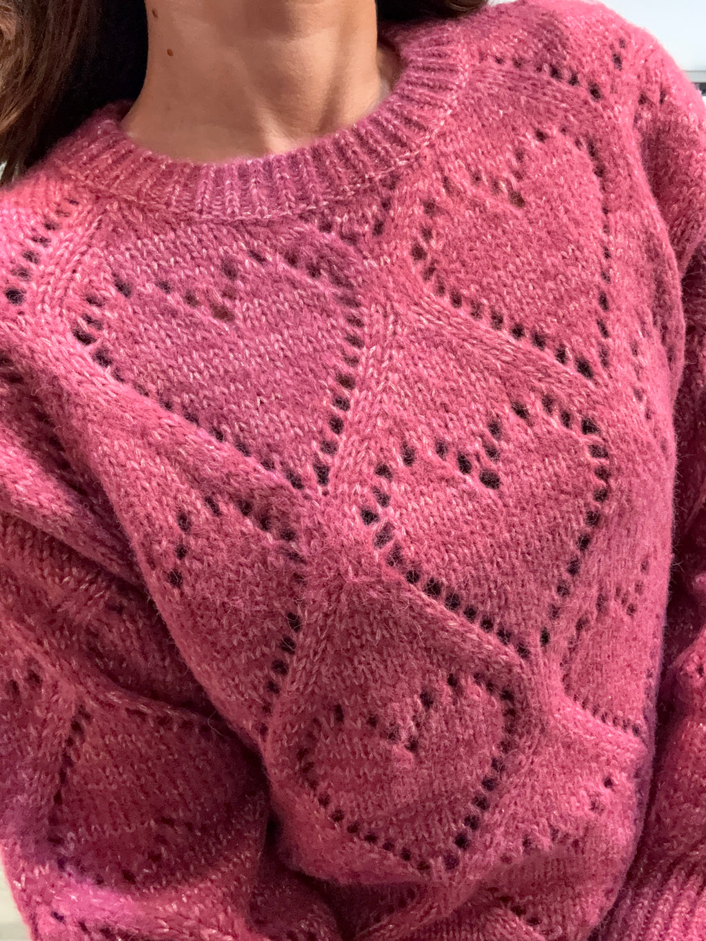 Pull Traforo Cuore Molly Bracken