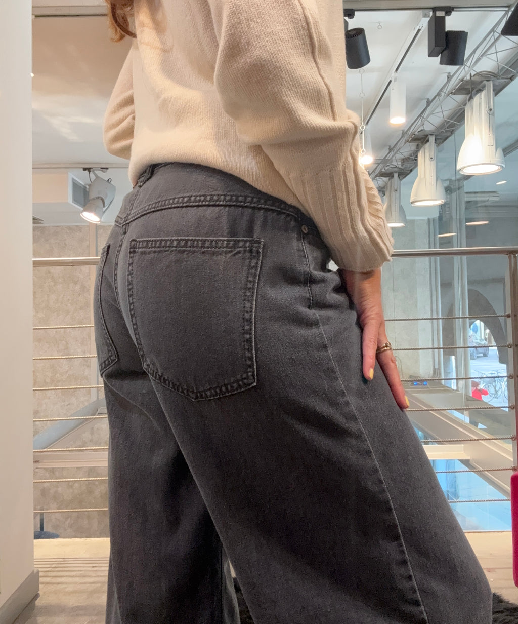 Denim Wide Leg Grey Please