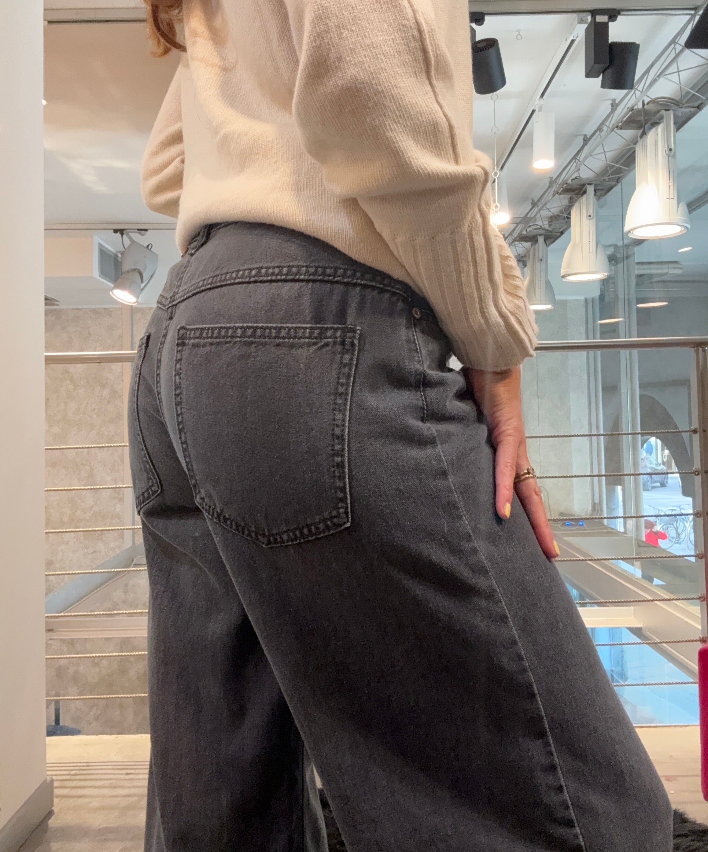 Denim Wide Leg Grey Please