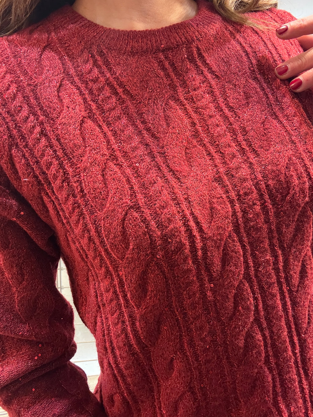 Pull Paillettes Mark Up