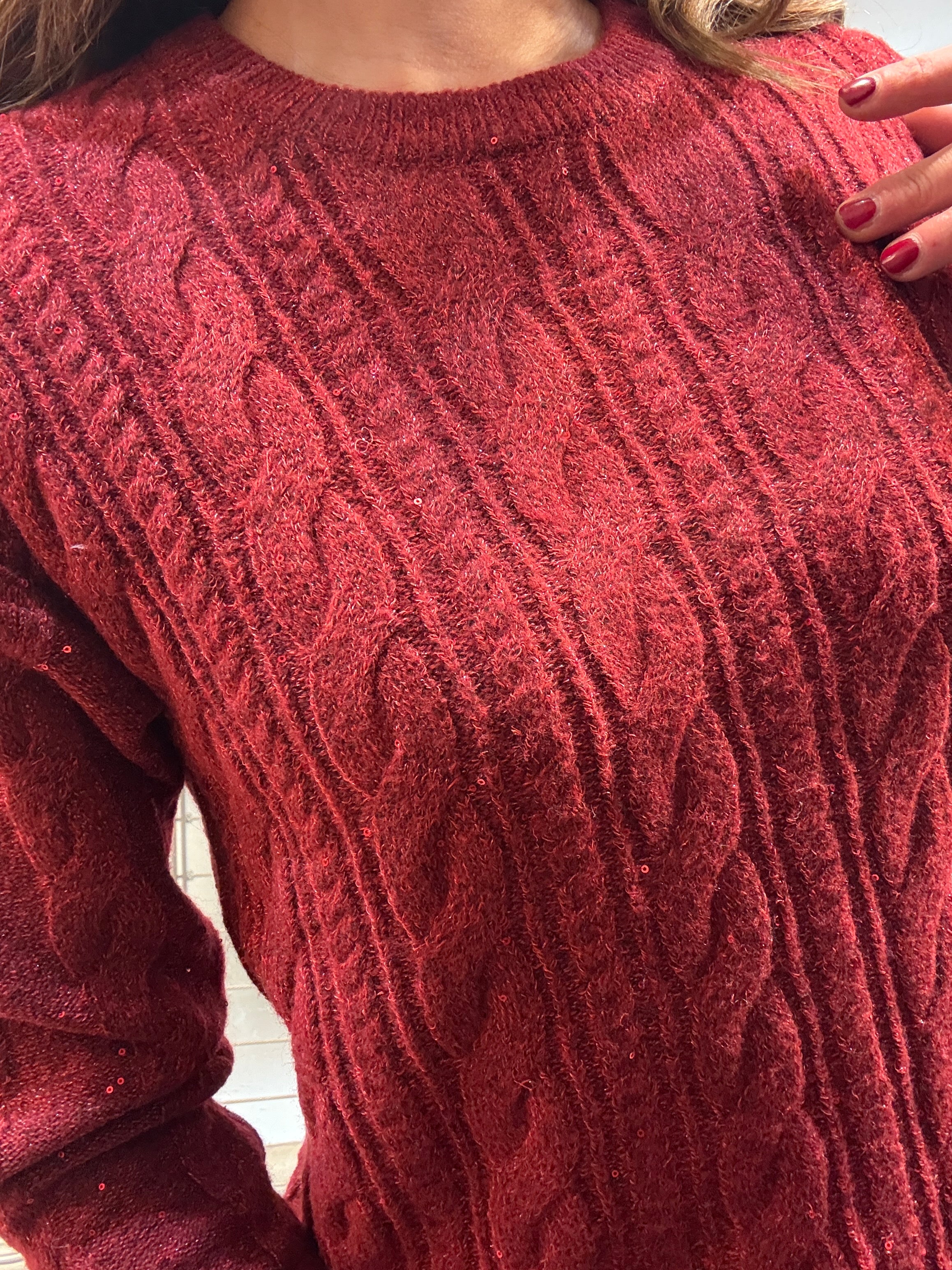 Pull Paillettes Mark Up