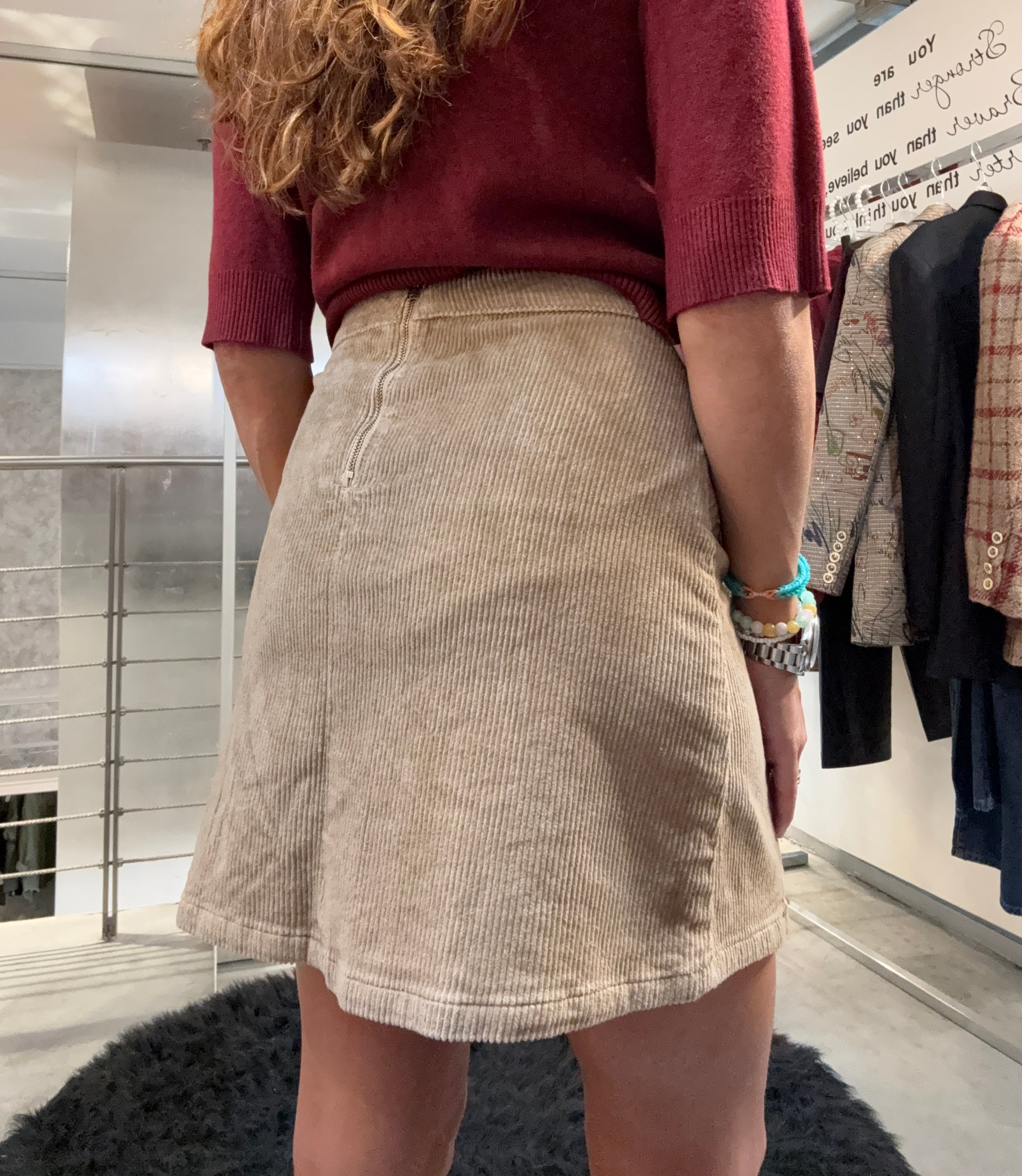 Gonna Mini Velluto Vero Moda